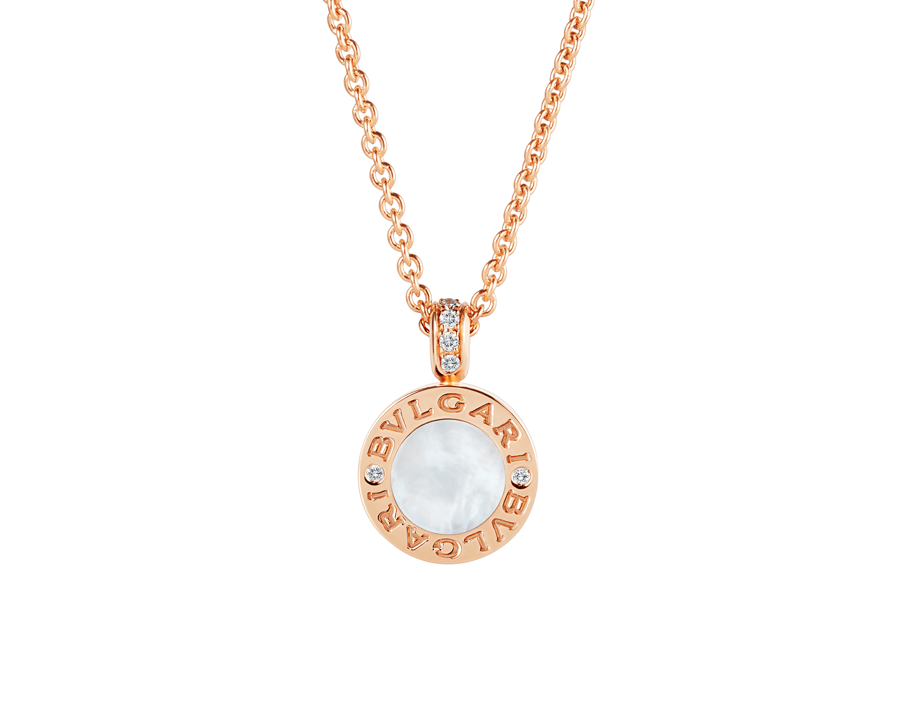 bulgari disc necklace