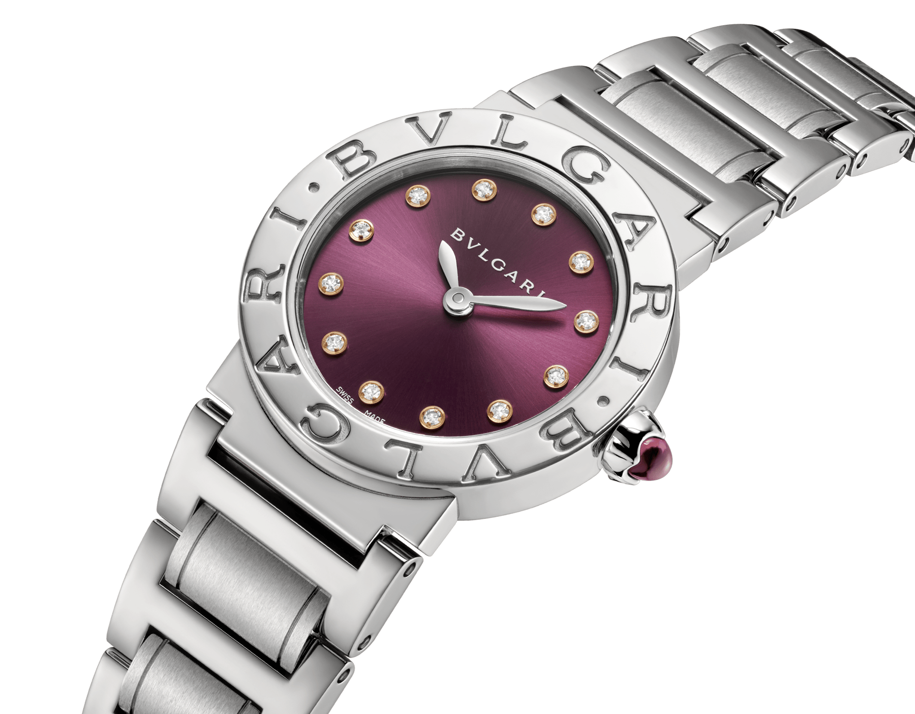 bvlgari stainless steel watch