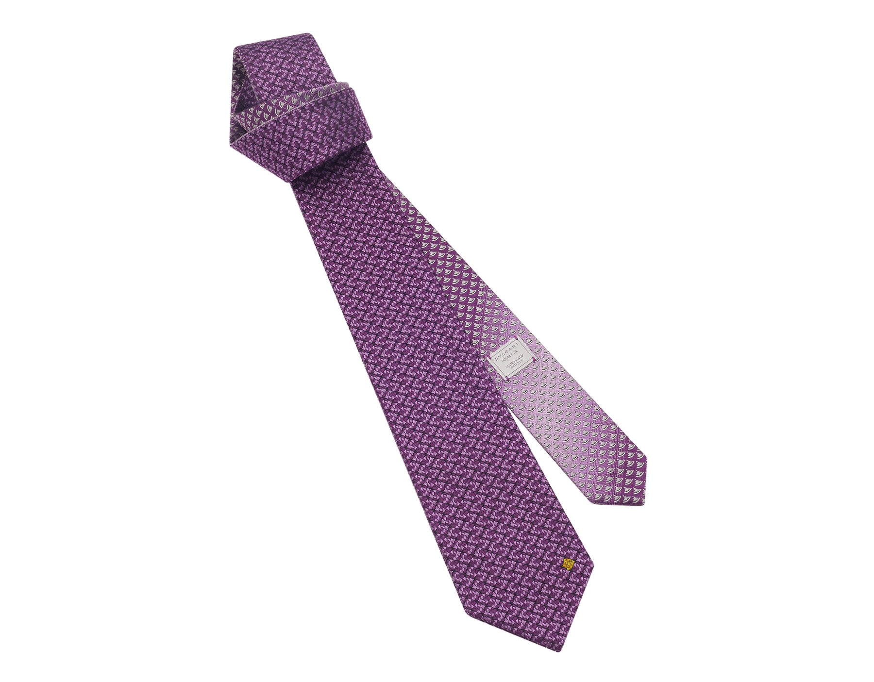 Louis Vuitton Lavender Logo Jacquard Silk Tie Louis Vuitton