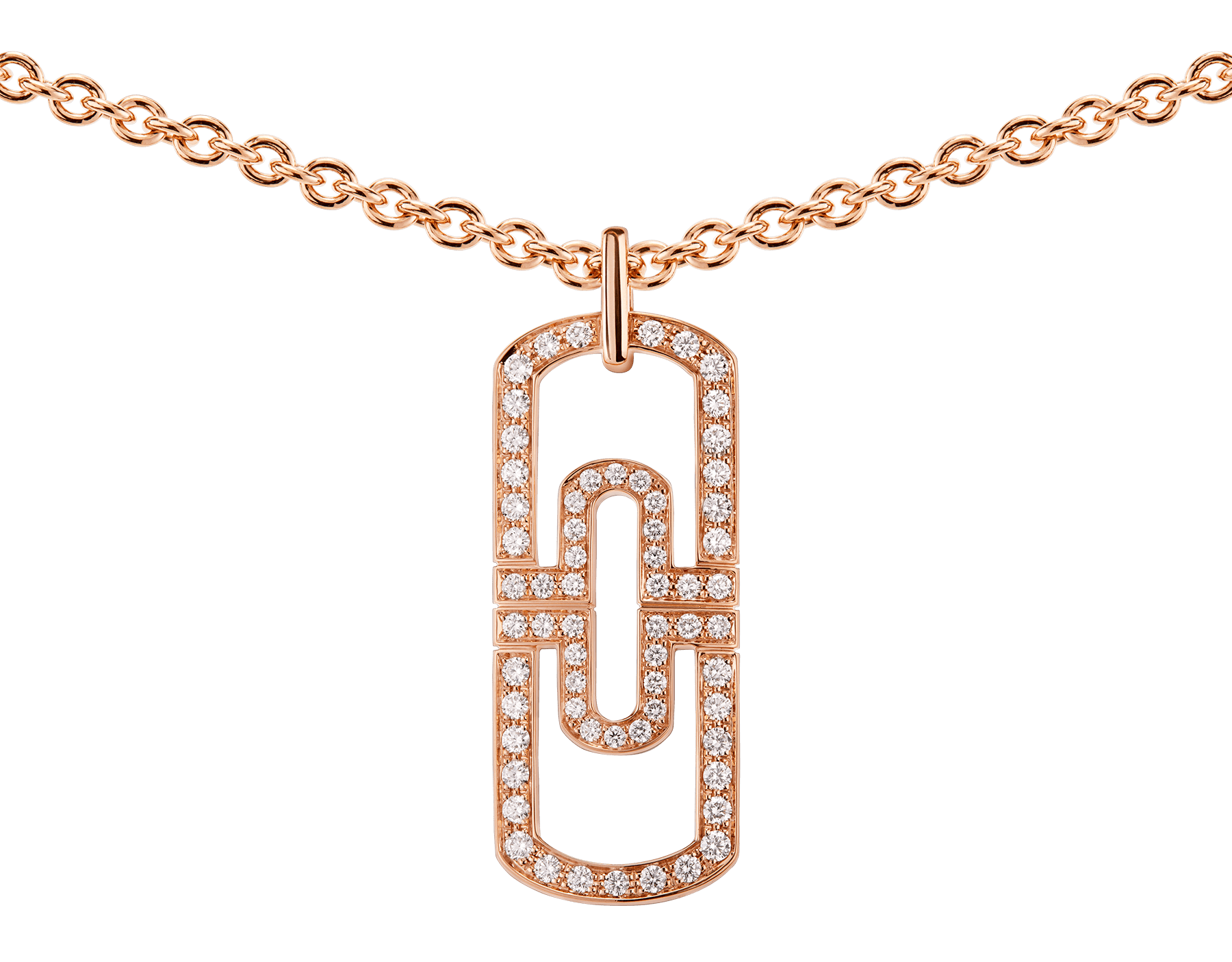 bvlgari parentesi diamond pendant