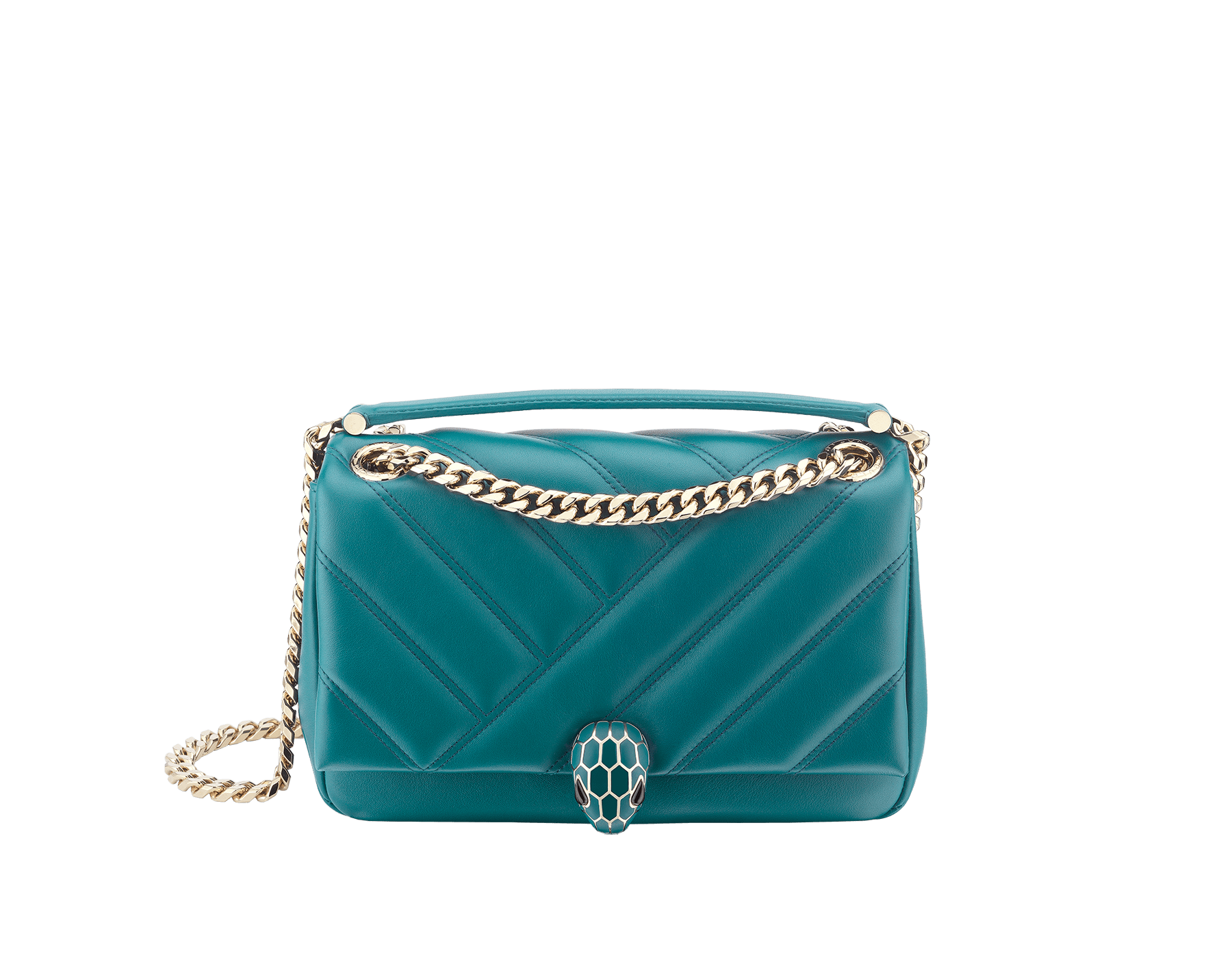 bulgari snake head bag