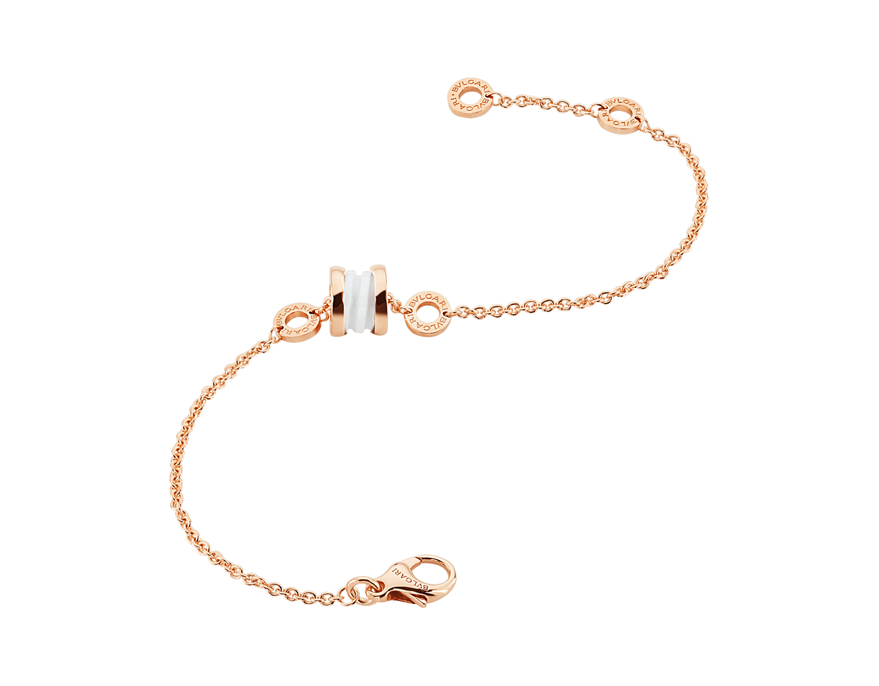 B.zero1 Ceramic, Rose gold Bracelet 354813 | Bvlgari