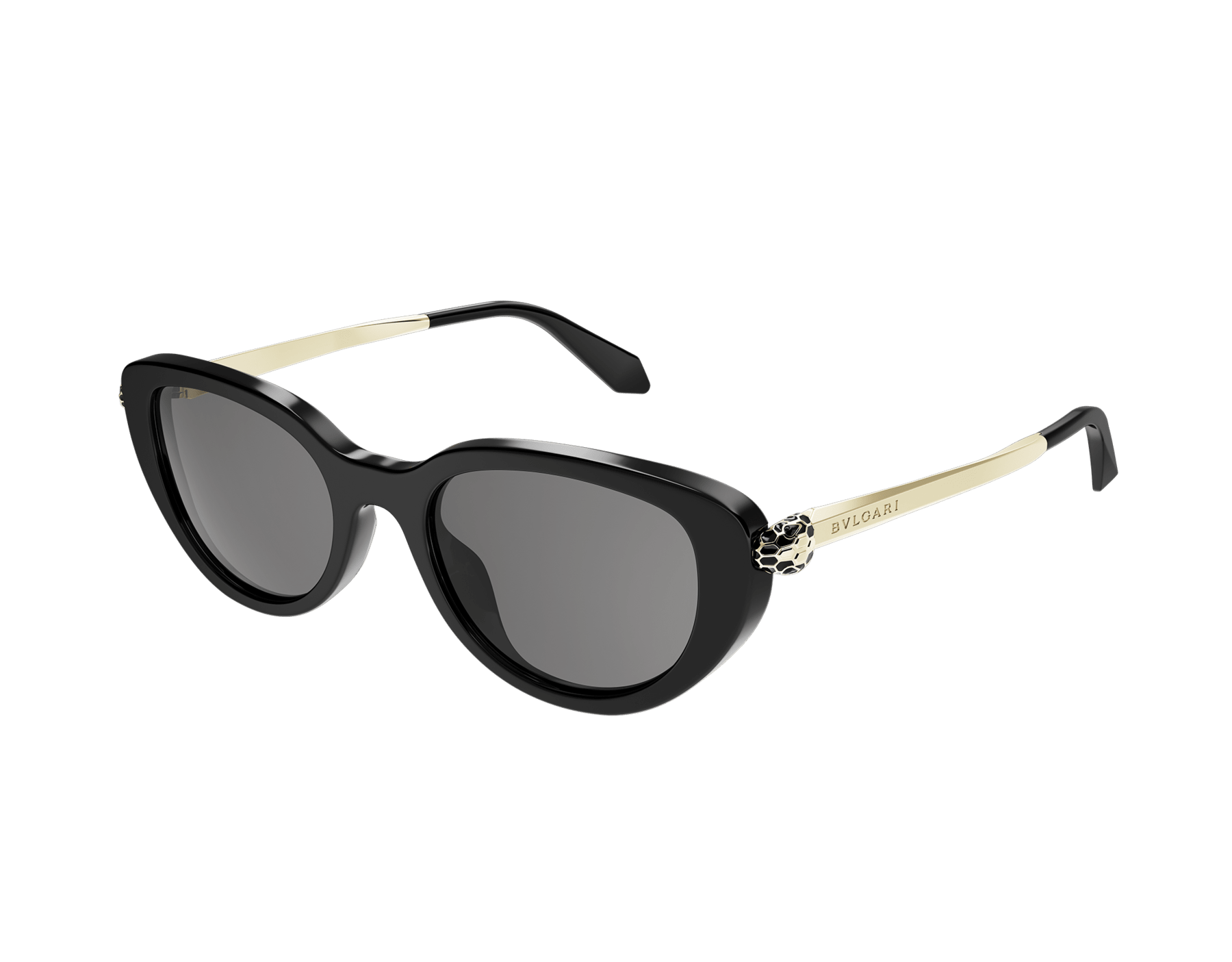Serpenti Forever oval acetate sunglasses with enamelled snakehead embellishment 904388 image 1