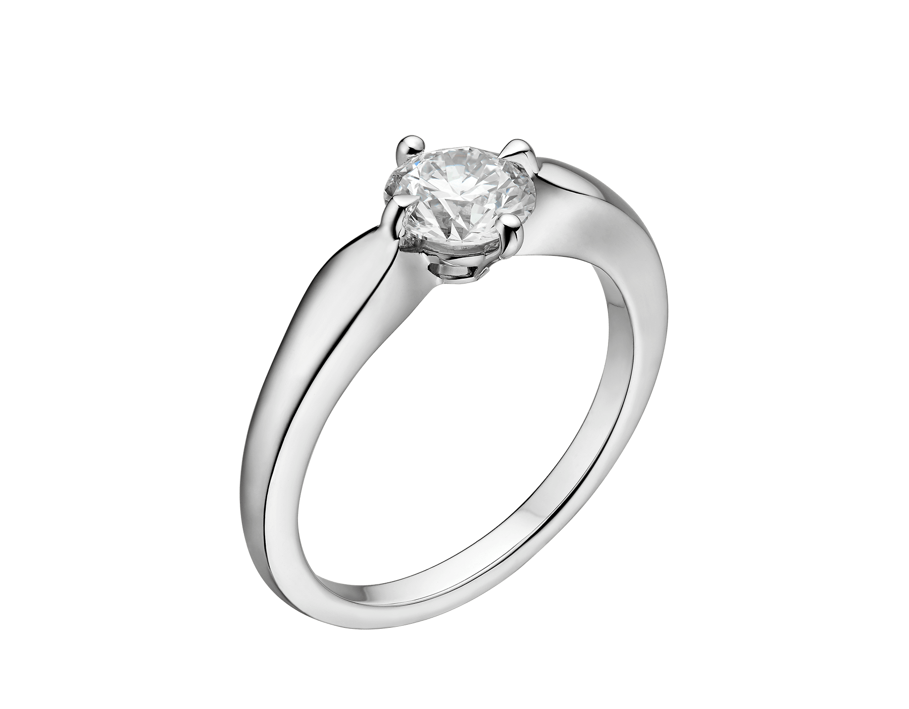 Platinum Dedicata a Venezia Ring with 1 ct Diamonds | Bulgari Official Store