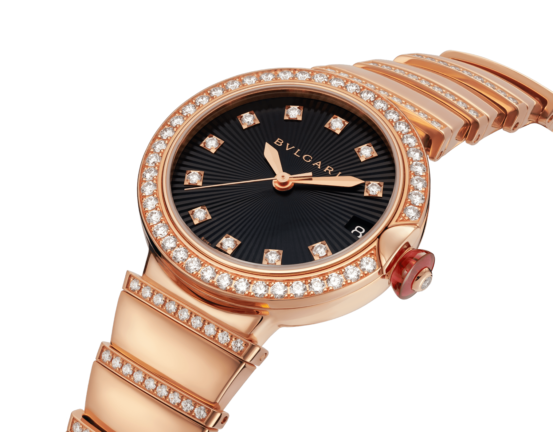 bvlgari uhr rosegold