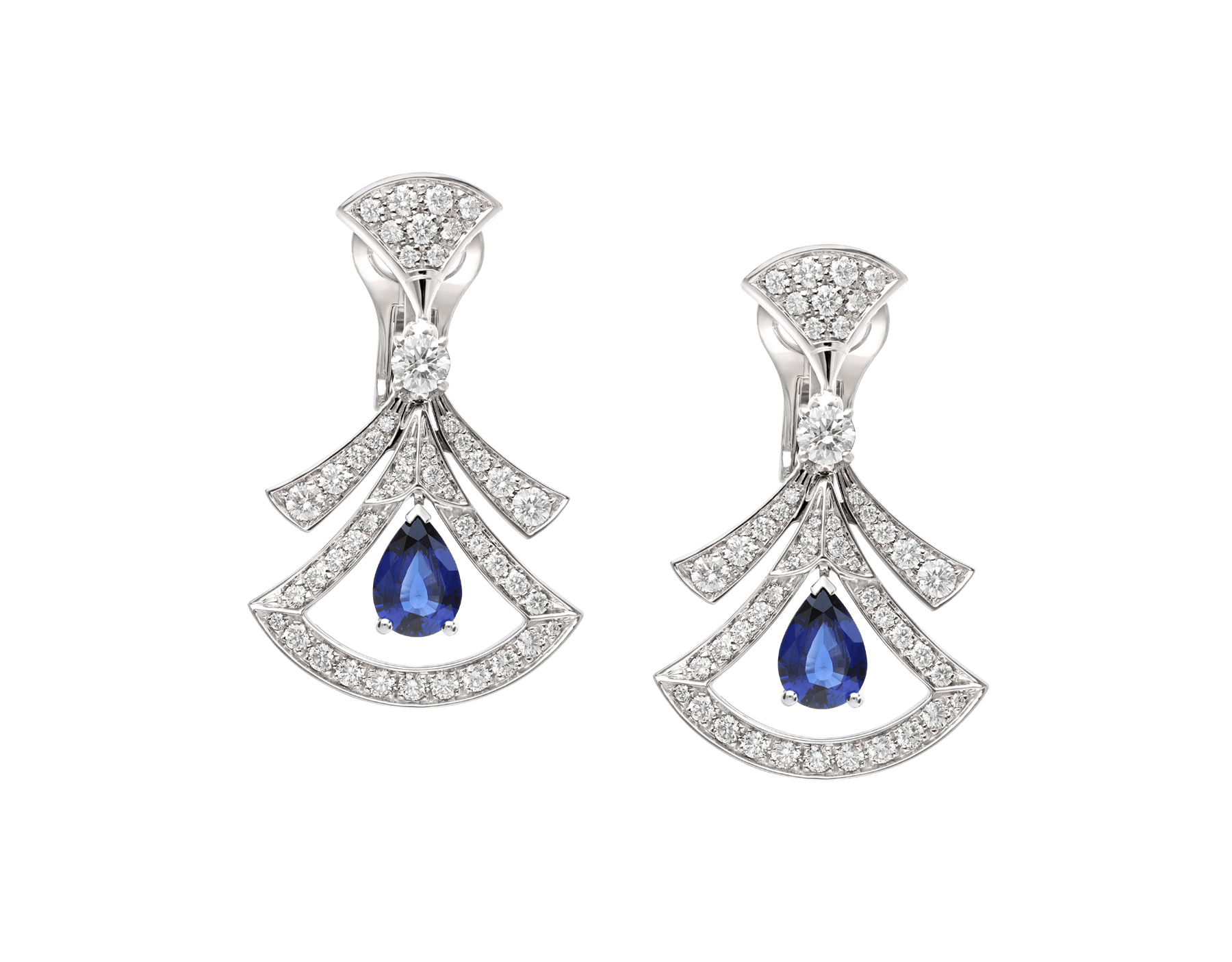 bulgari sapphire earrings