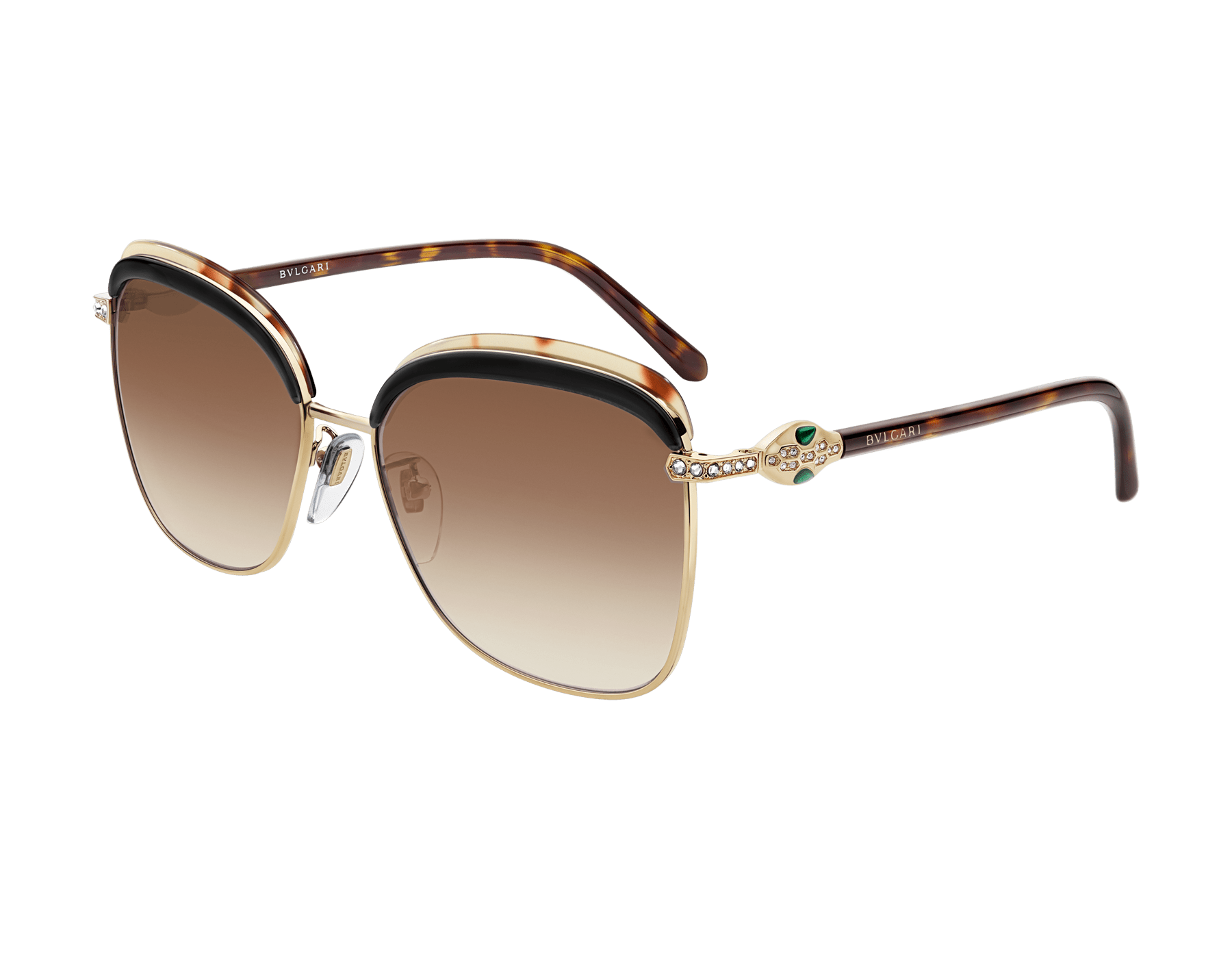 Bvlgari Serpenti squared metal sunglasses. 903661 image 1