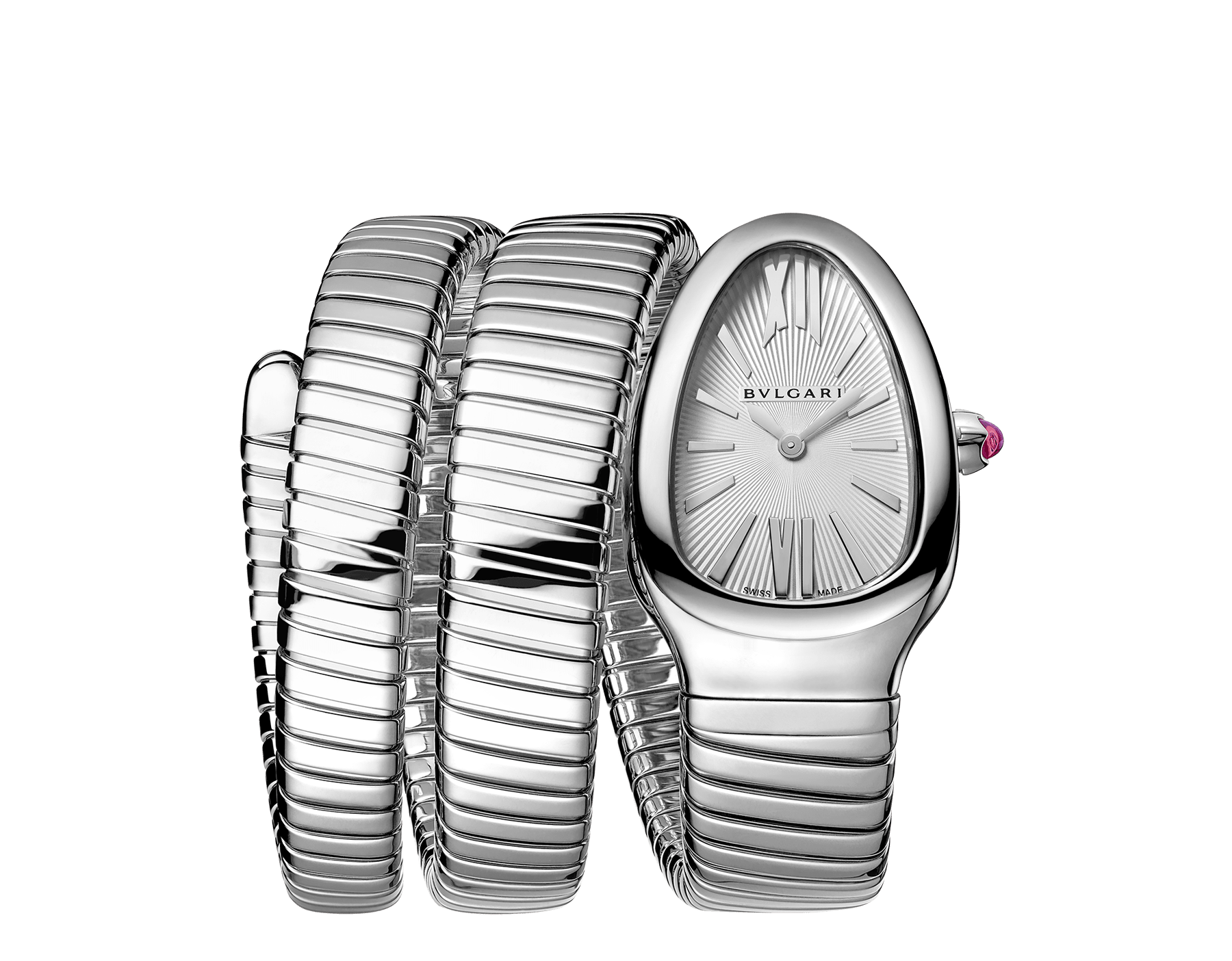 Serpenti Tubogas Steel Watch 101911 | Bulgari