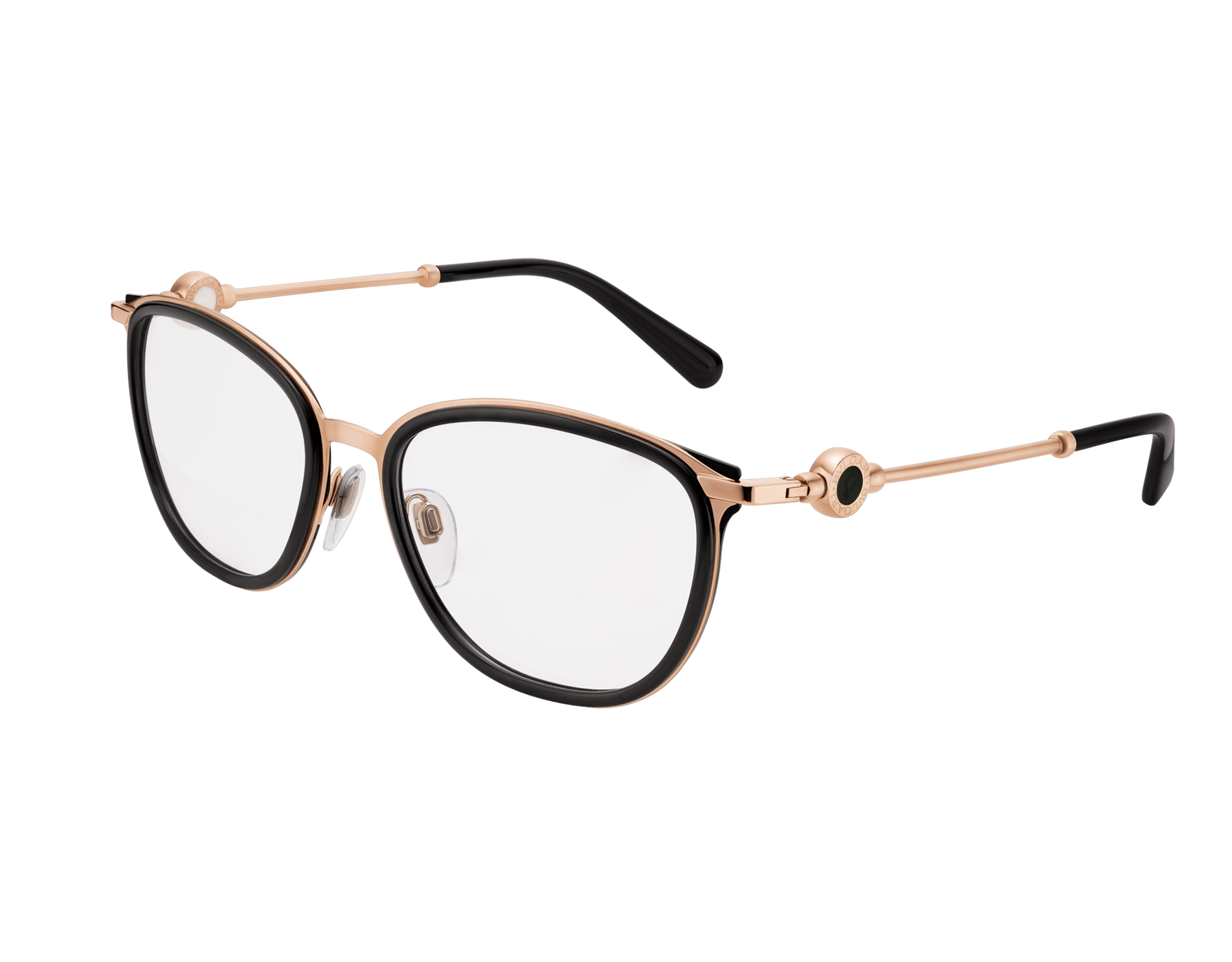 bvlgari eyeglasses rose gold