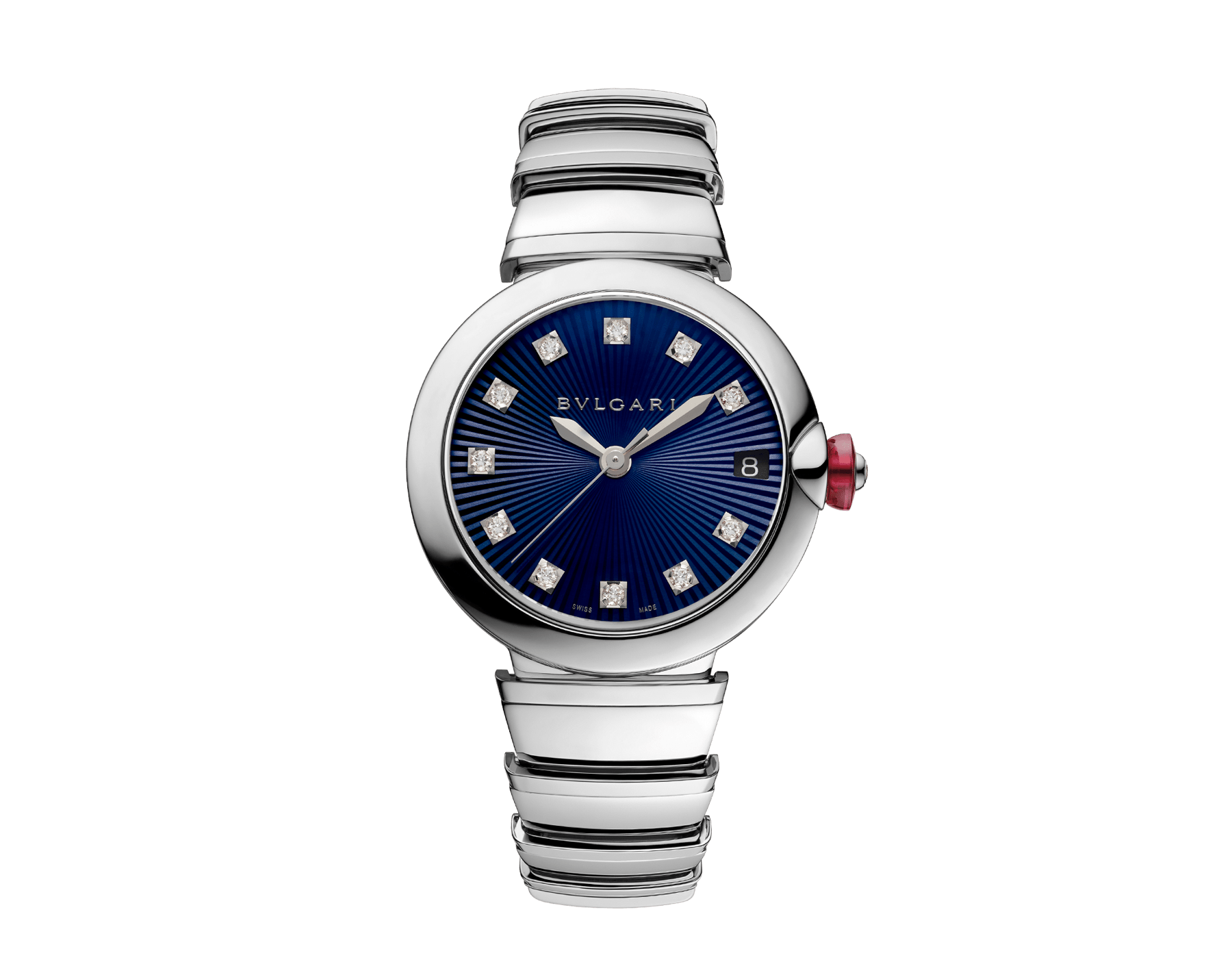 bvlgari blue face watch