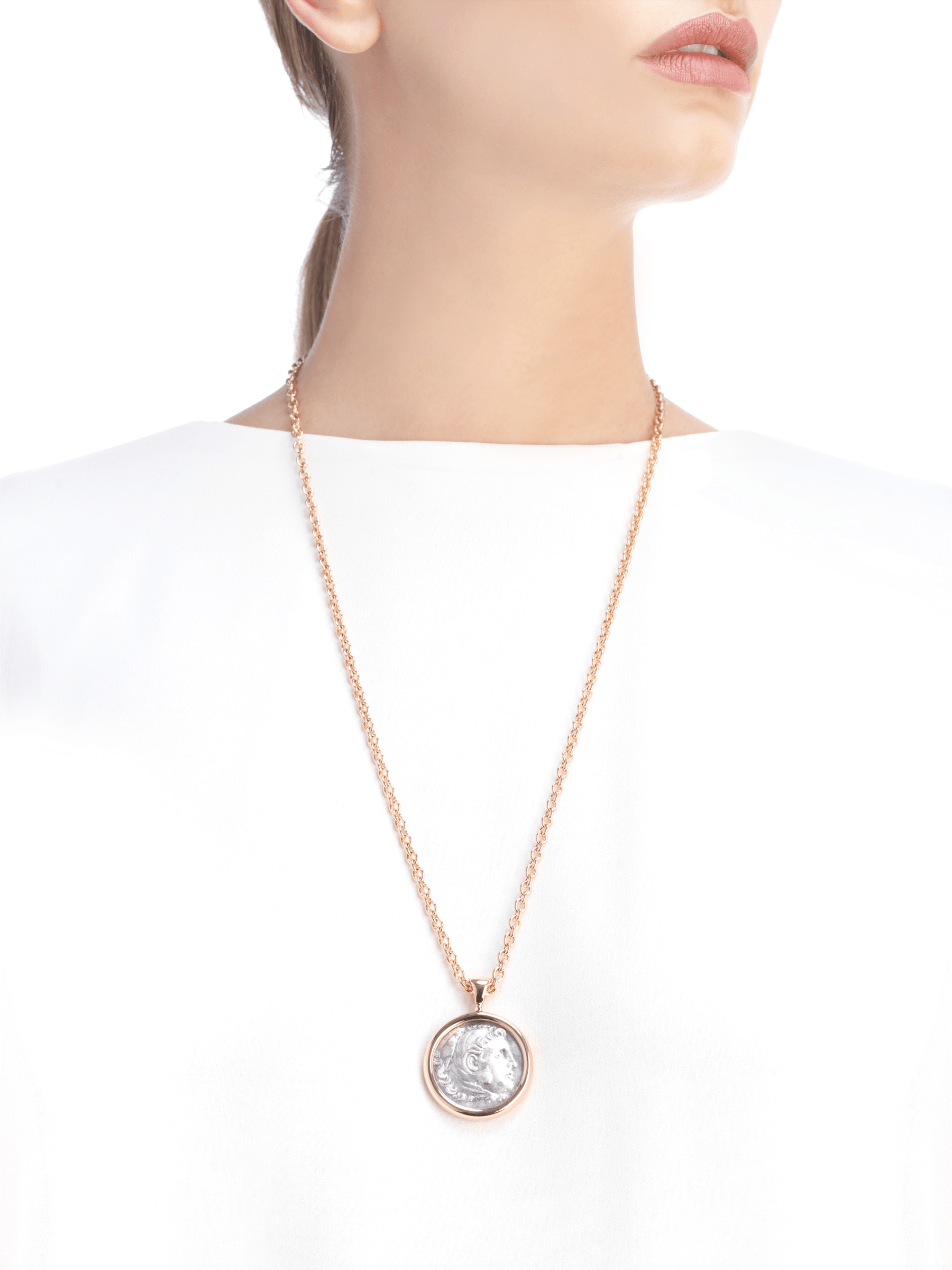 bulgari coin necklace