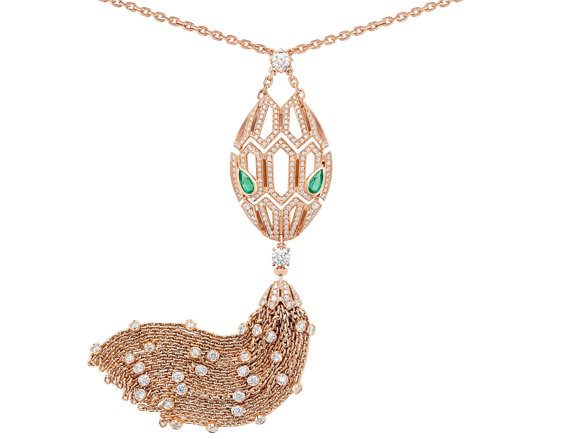 bulgari diamond serpenti necklace