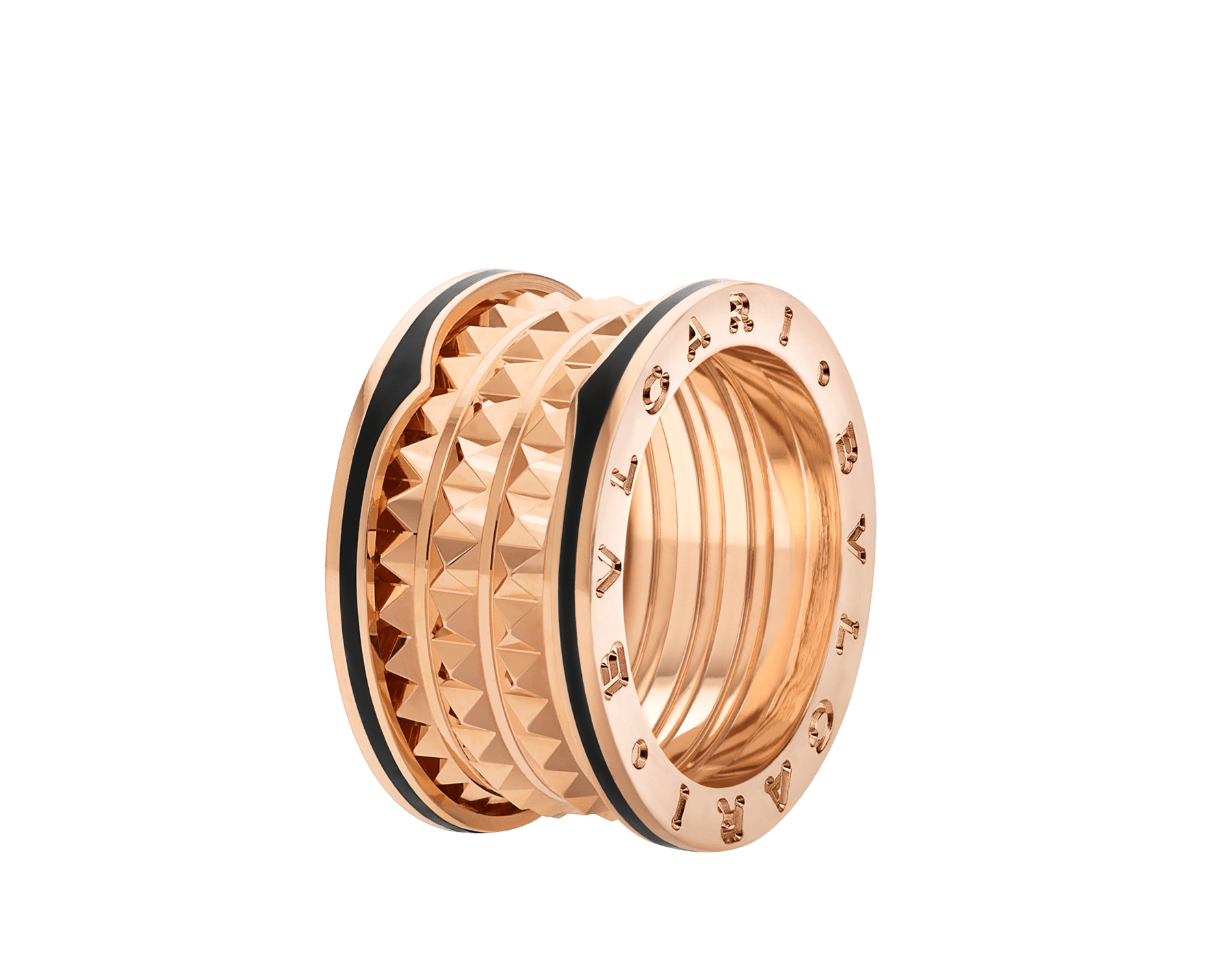 BVLGARI ブルガリ リング ビーゼロワン ピンクゴールド セラミック BVLGARI ブルガリ リング ビーゼロワン ピンクゴールド セラミック