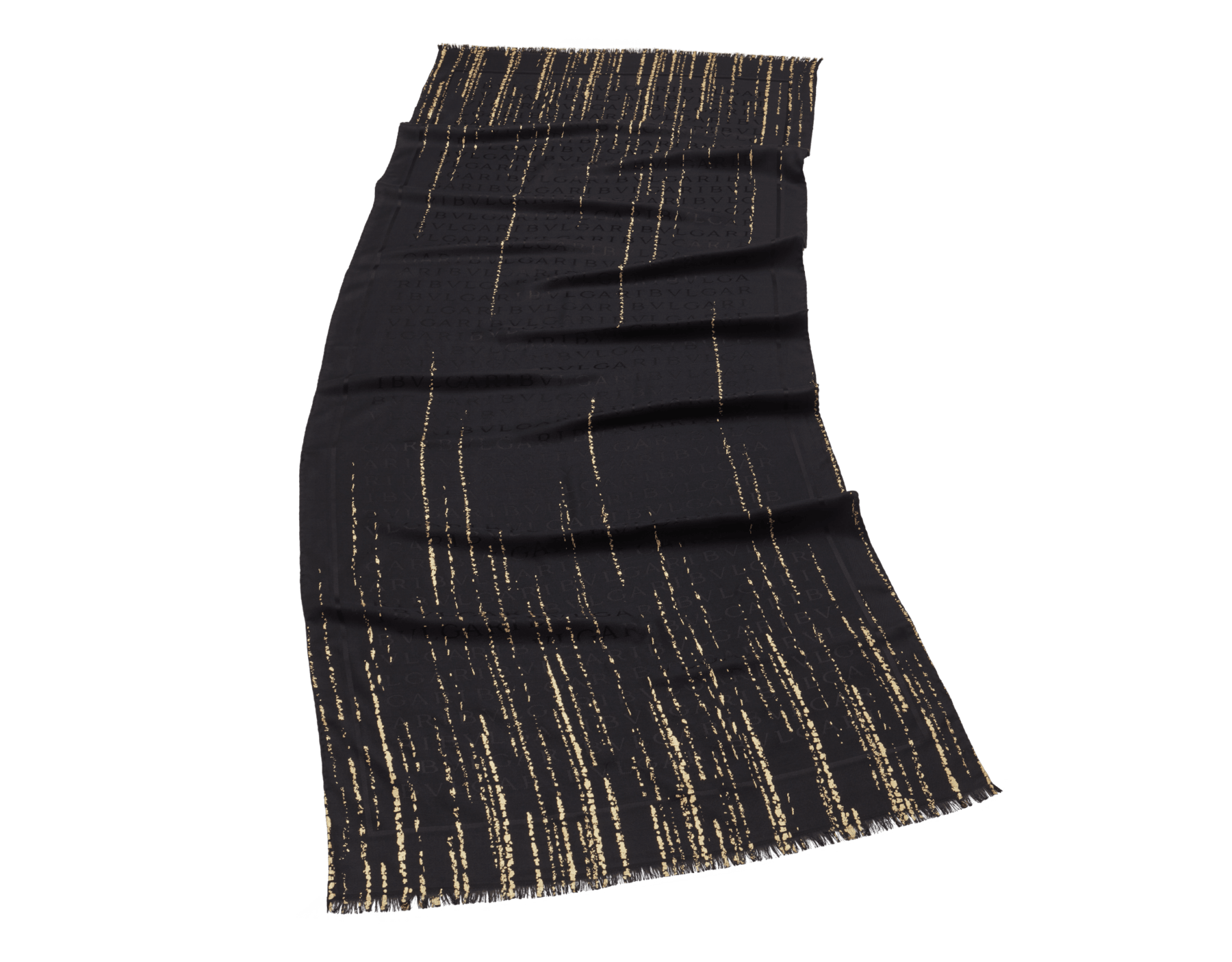 Lettere Maxi Glow stole in fine white agate silk wool. Made of 60% silk and 40% wool. LETTEREMXGLOW image 1