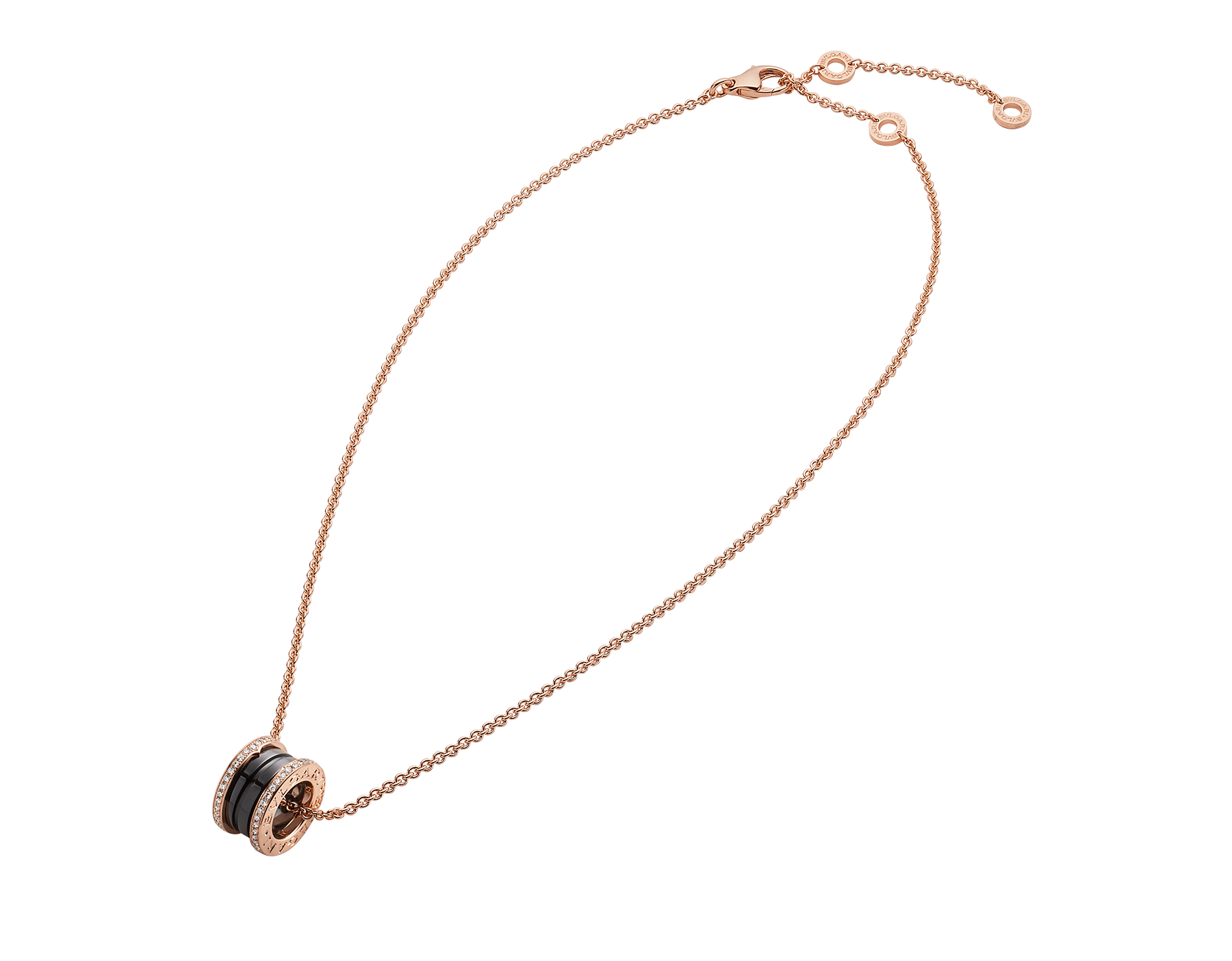 bvlgari necklace rose gold