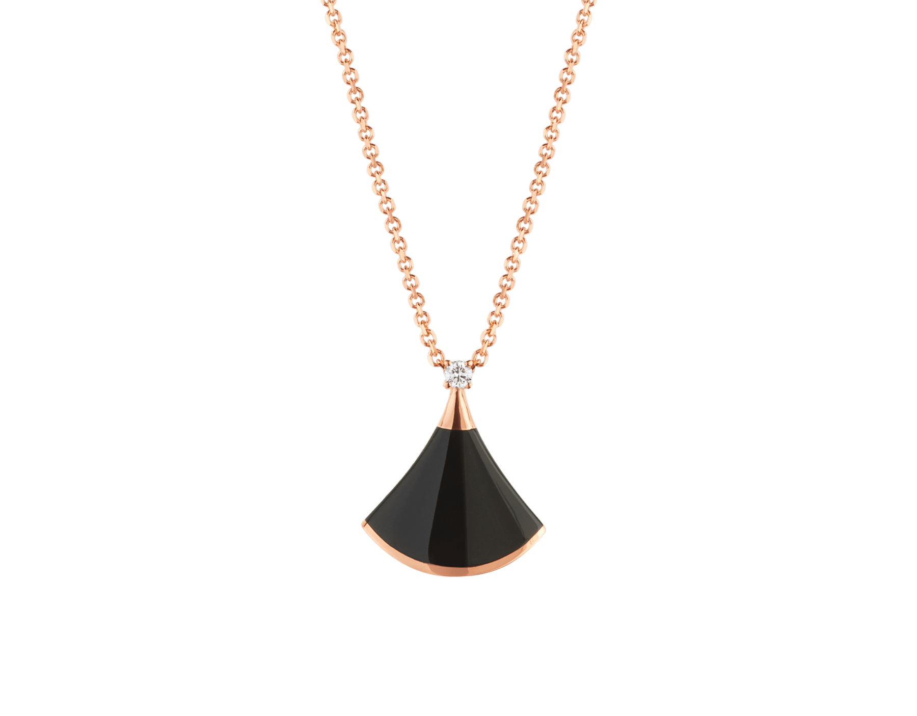 bvlgari rose gold diva necklace