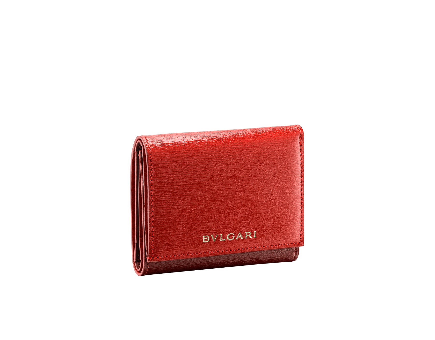 30代、40代、50代の女性におすすめの、憧れのハイブランドが仕立てる可愛いレディースミニ財布はBVLGARIのビー・ゼロワン 三つ折り財布