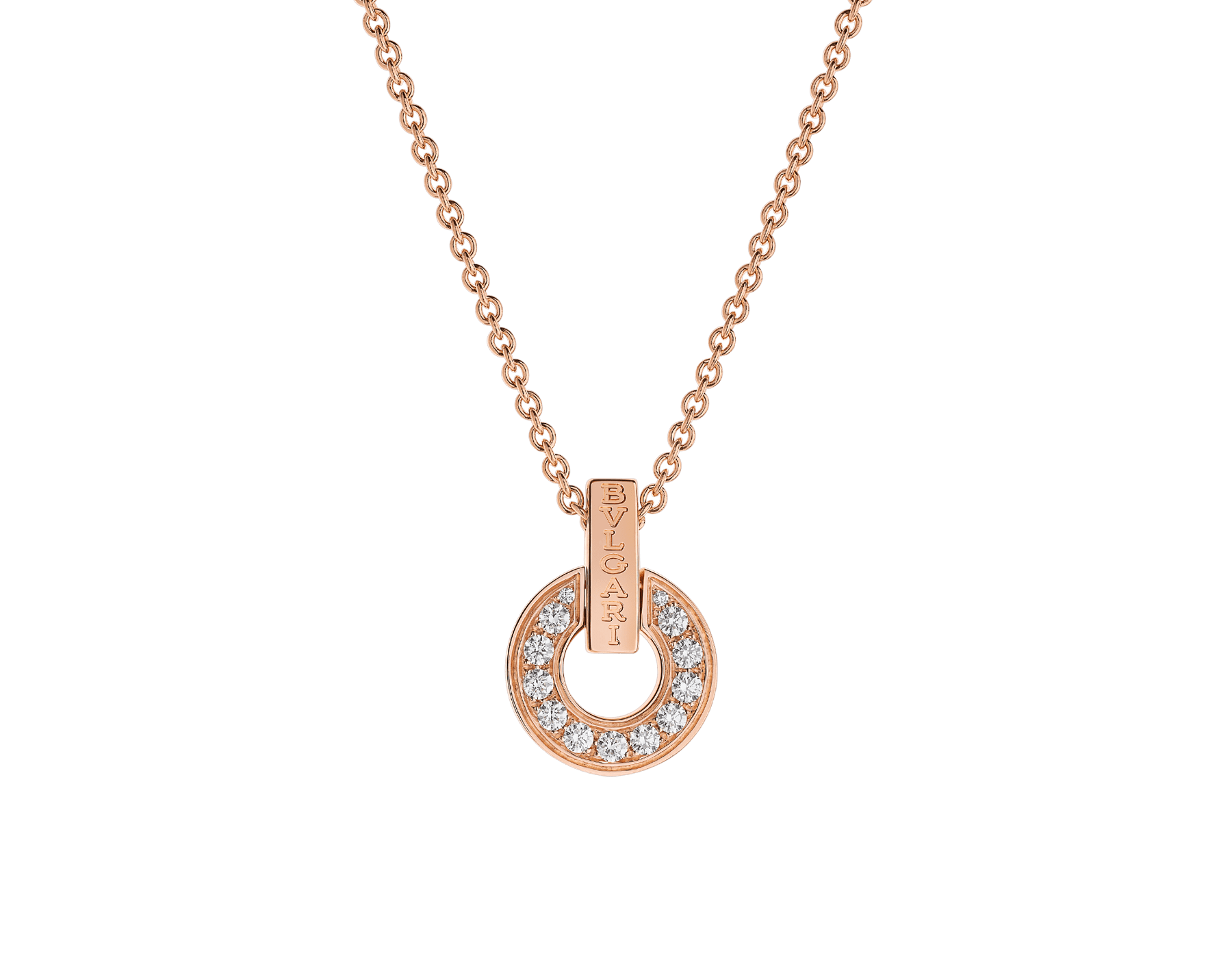 bulgari diamond pendant