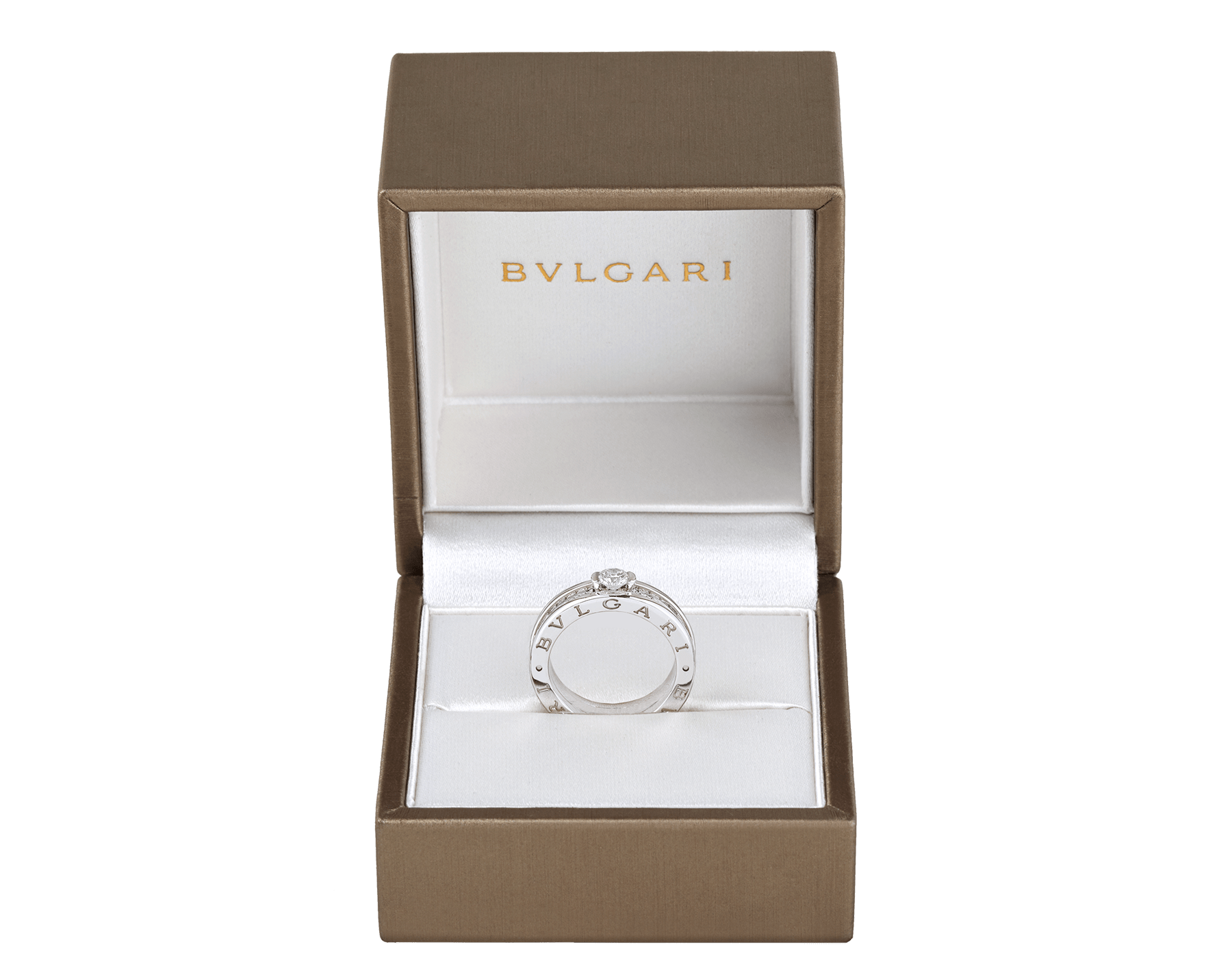 bvlgari pave diamond gold b zero1 ring