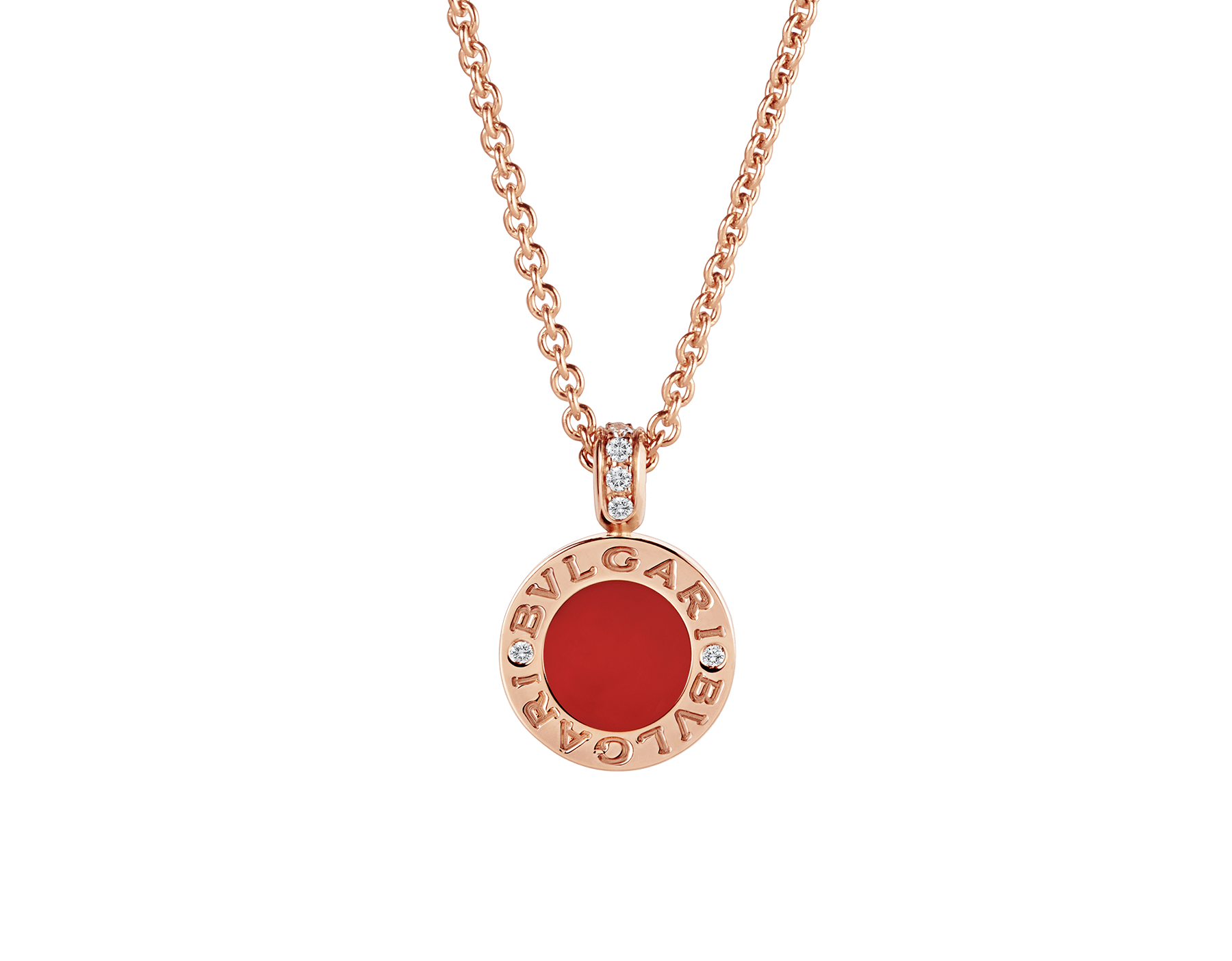 bvlgari disc pendant