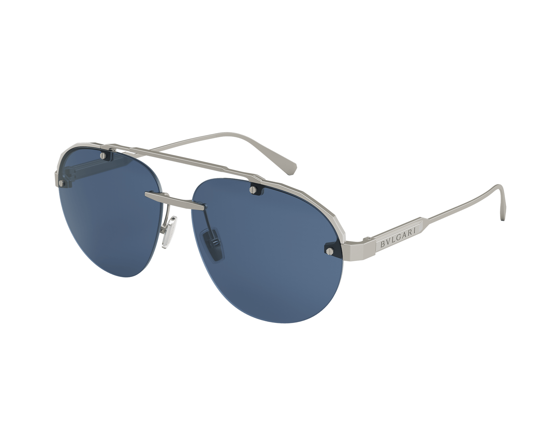 Lunettes de soleil Octo Finissimo à monture rectangulaire en titane 904354 image 1