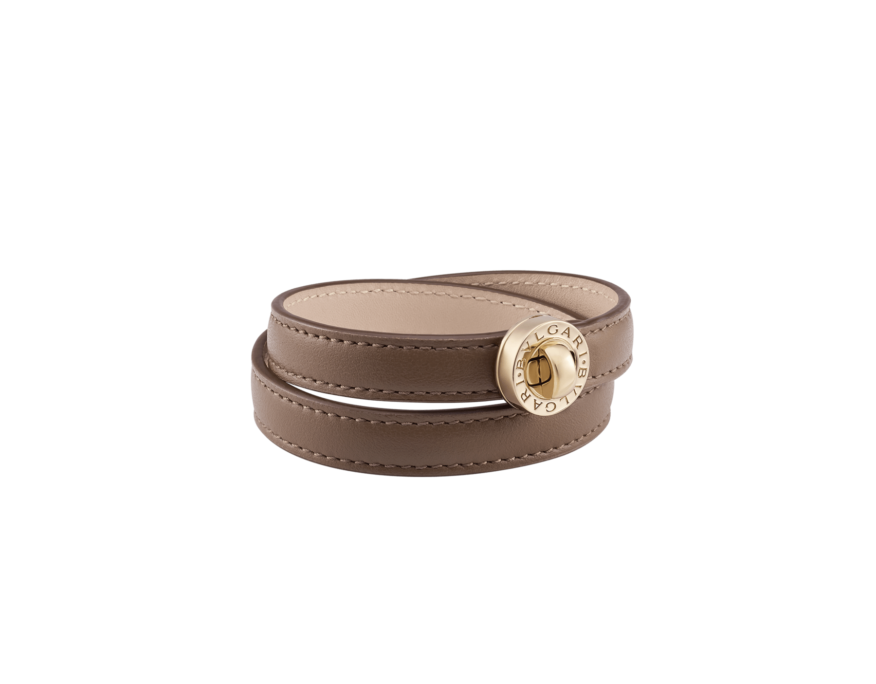 BVLGARI BVLGARI Leather Bracelet 293945 | Bulgari