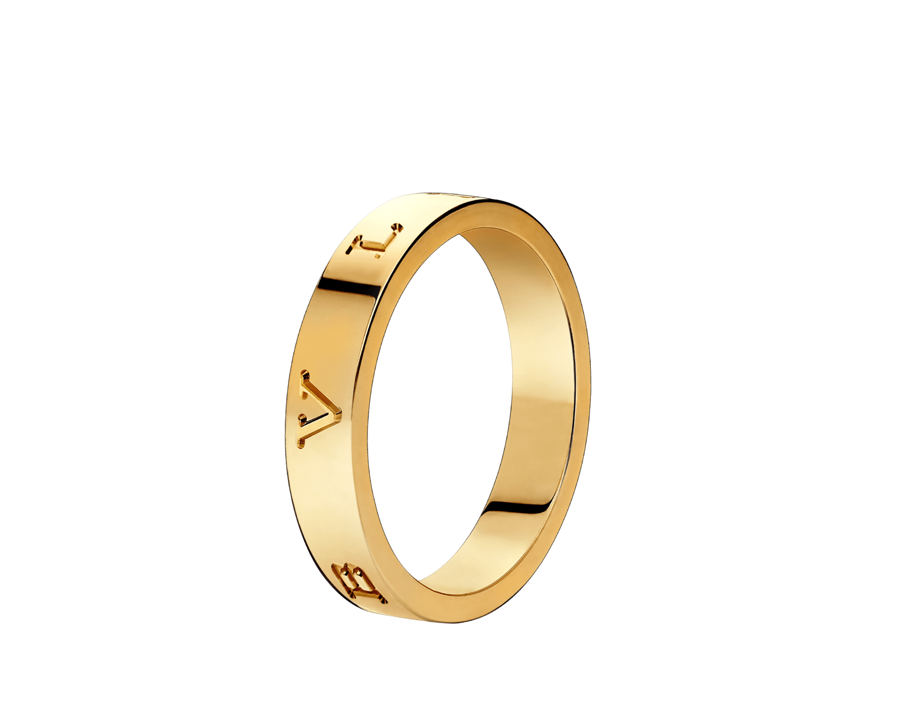 B.zero1 Essential 18 kt yellow gold band ring AN859975 image 1