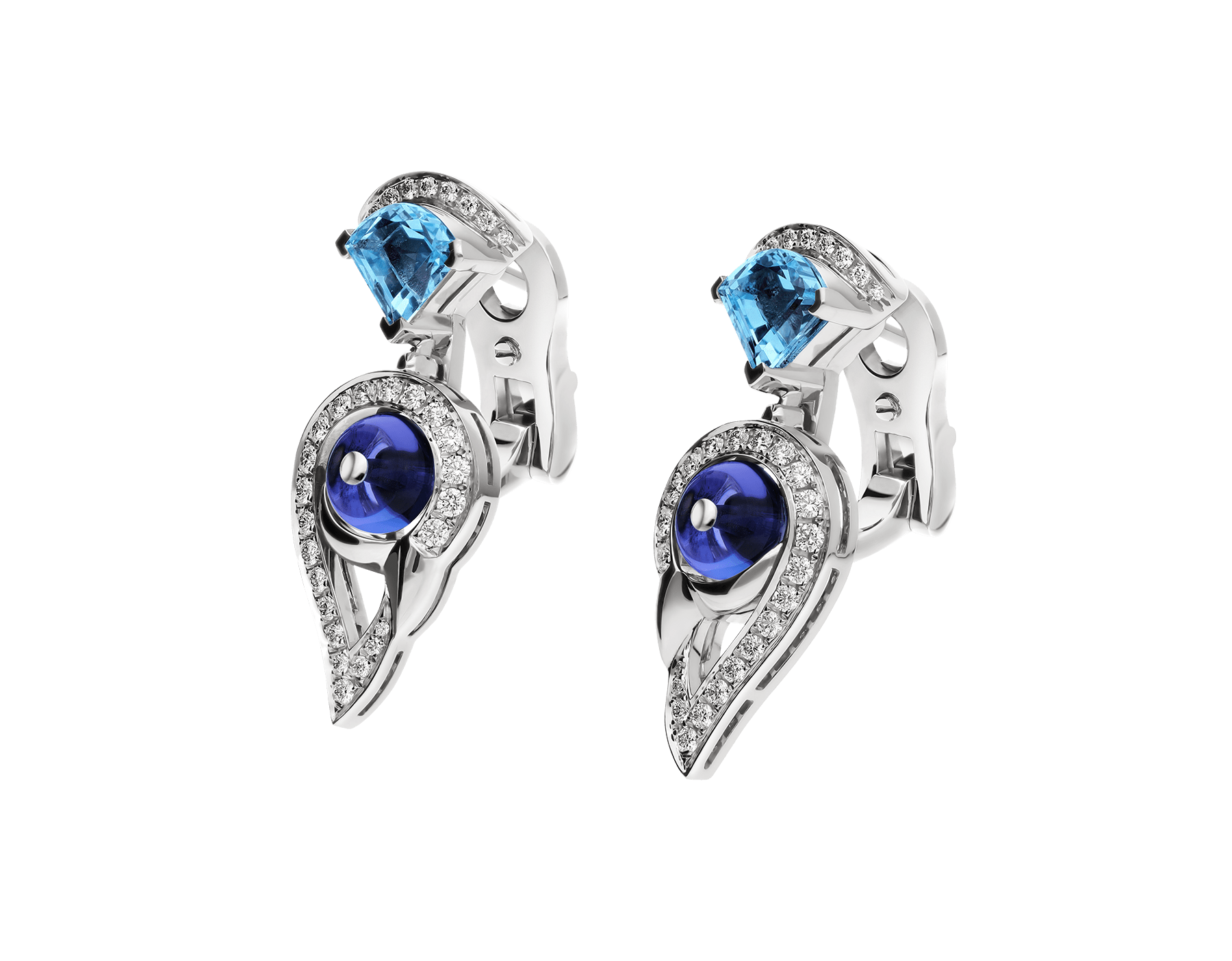 bulgari sapphire earrings