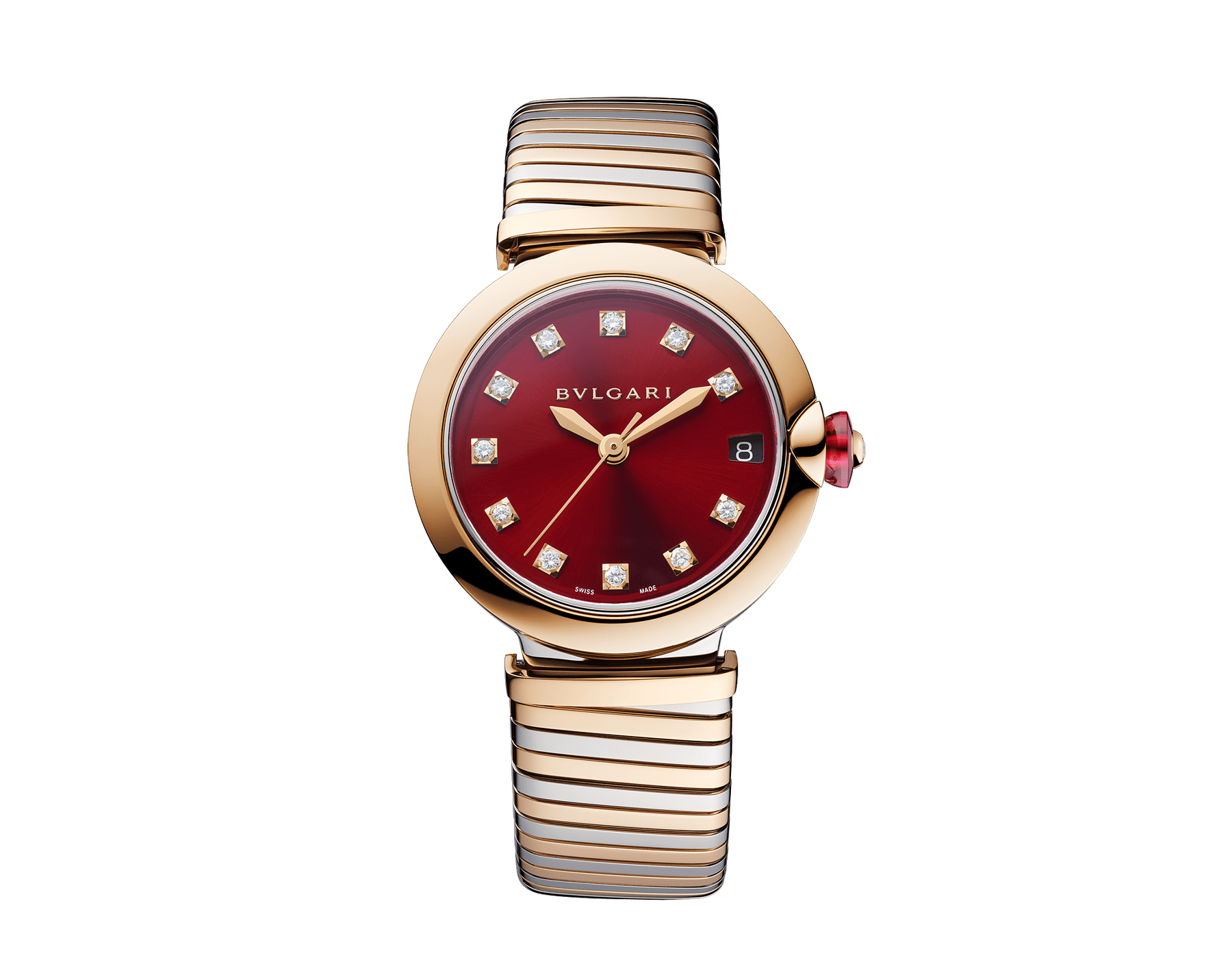 bvlgari uhr rot