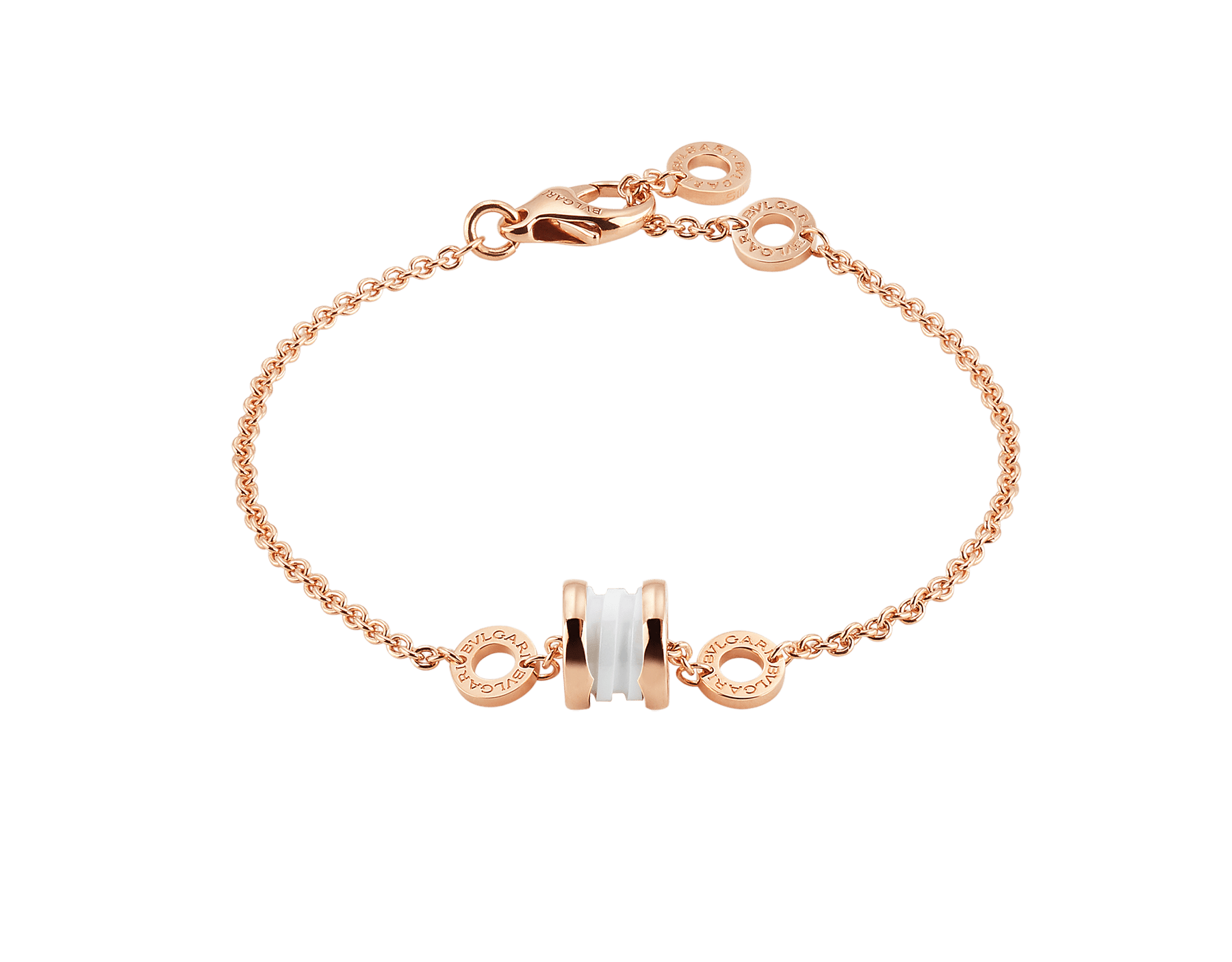 B.zero1 Bracelet Rose gold,Ceramic | Bracelets | Bulgari Official Store