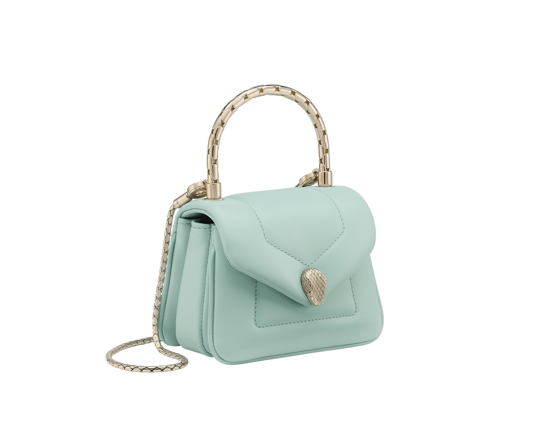 Serpenti Reverse Micro Top Handle Bag 293726 Bulgari