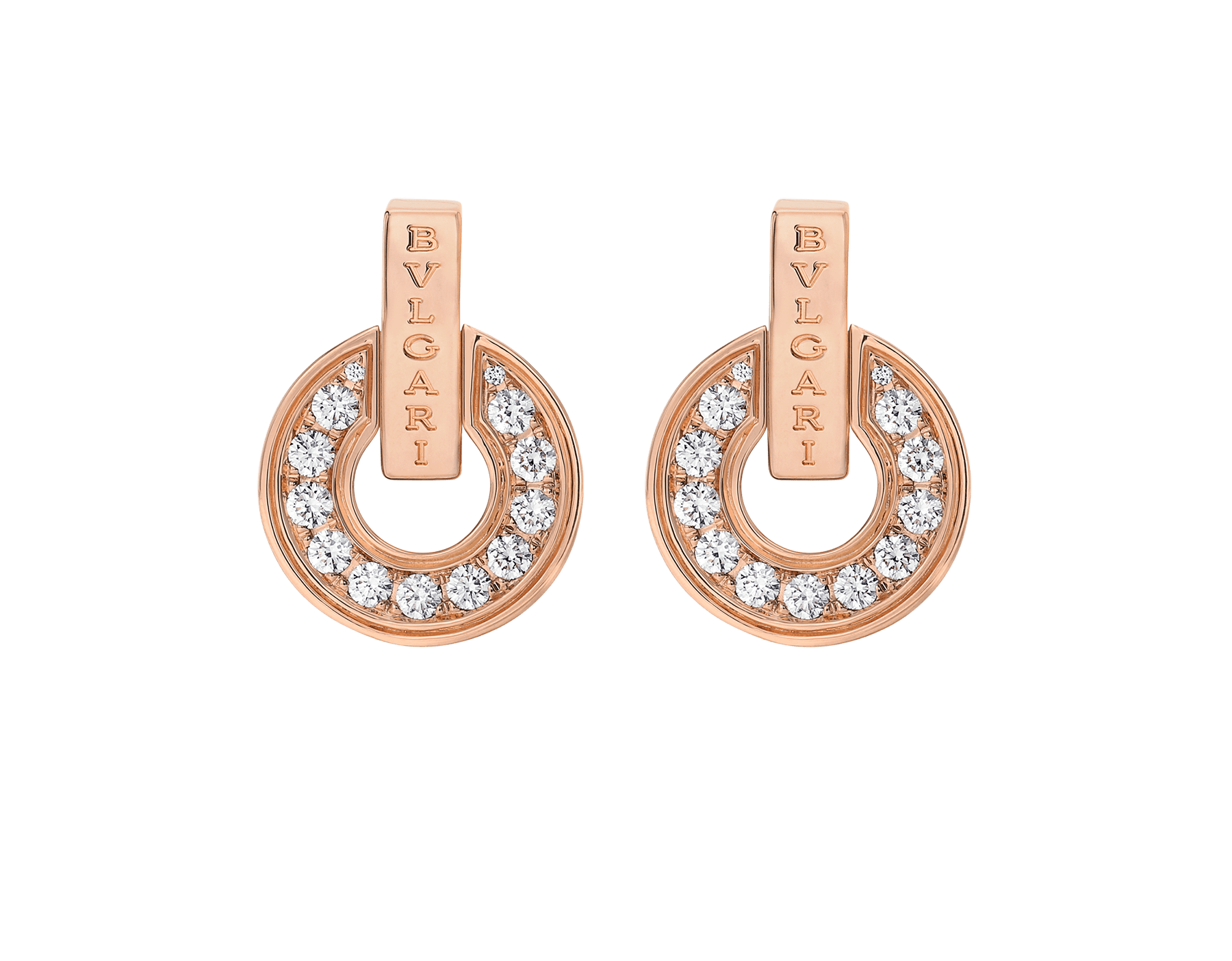 rose gold earrings