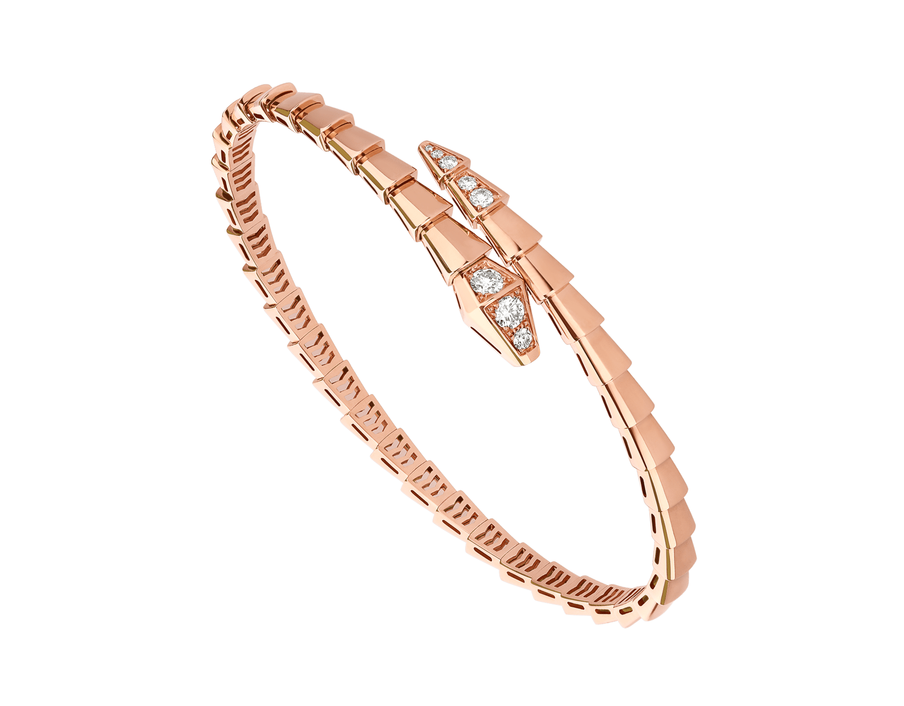 Rose gold Serpenti Viper Bracelet with 0.47 ct Diamonds | Bulgari Rose gold Serpenti Viper Bracelet with 0.47 ct Diamonds | Bulgari