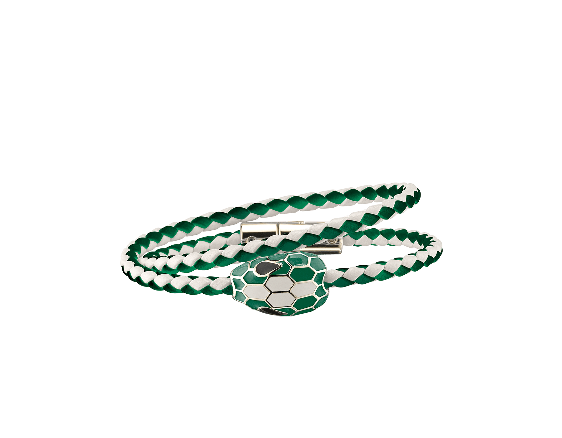 Serpenti Forever Leather Bracelet 290096 Bvlgari