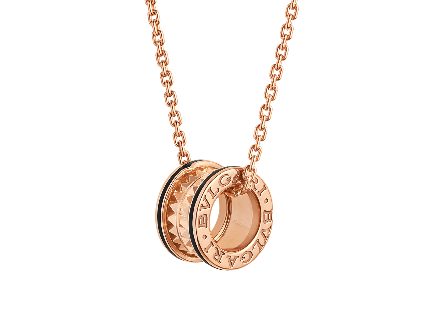 bulgari rose gold necklace