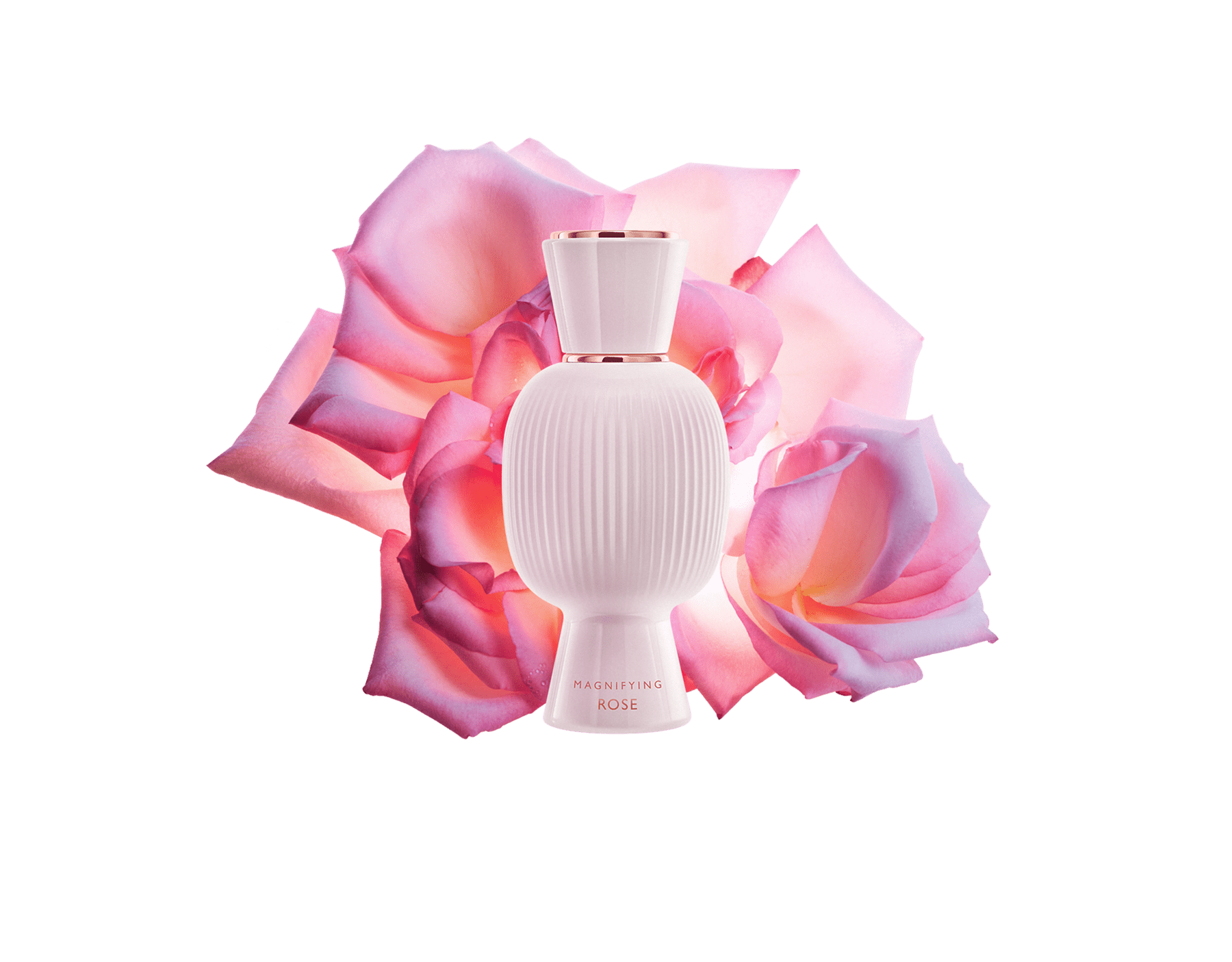 The voluptuous Magnifying Rose maximises the florality of your Eau de Parfum. #MagnifyForMore Love 41282 image 1