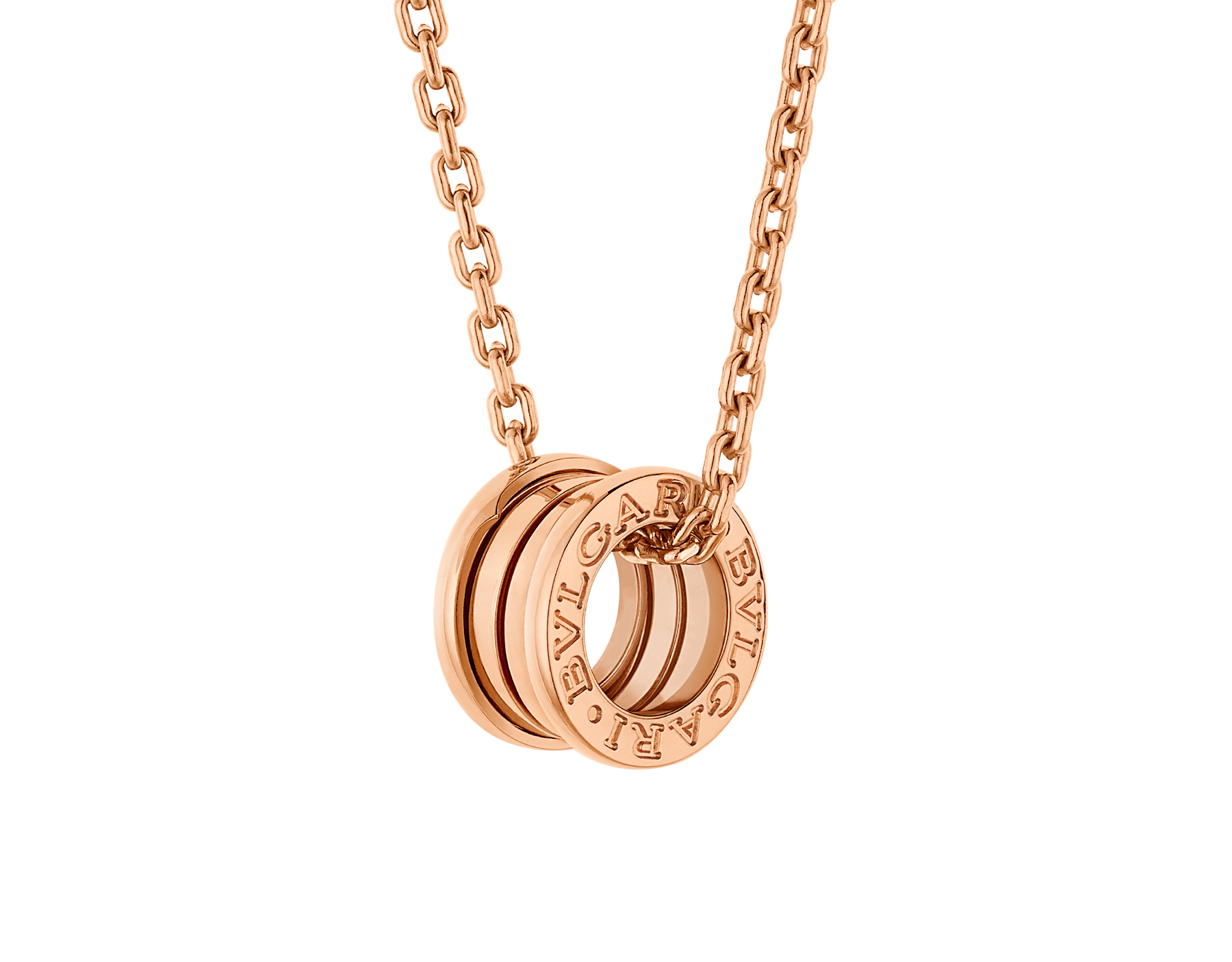 Collana con pendente B.zero1 in oro rosa 18 kt. 358348 image 1
