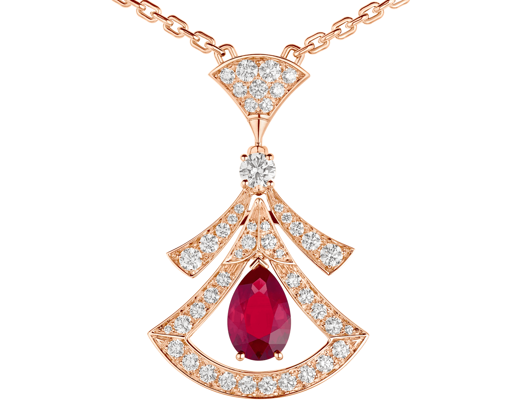 bulgari ruby pendant
