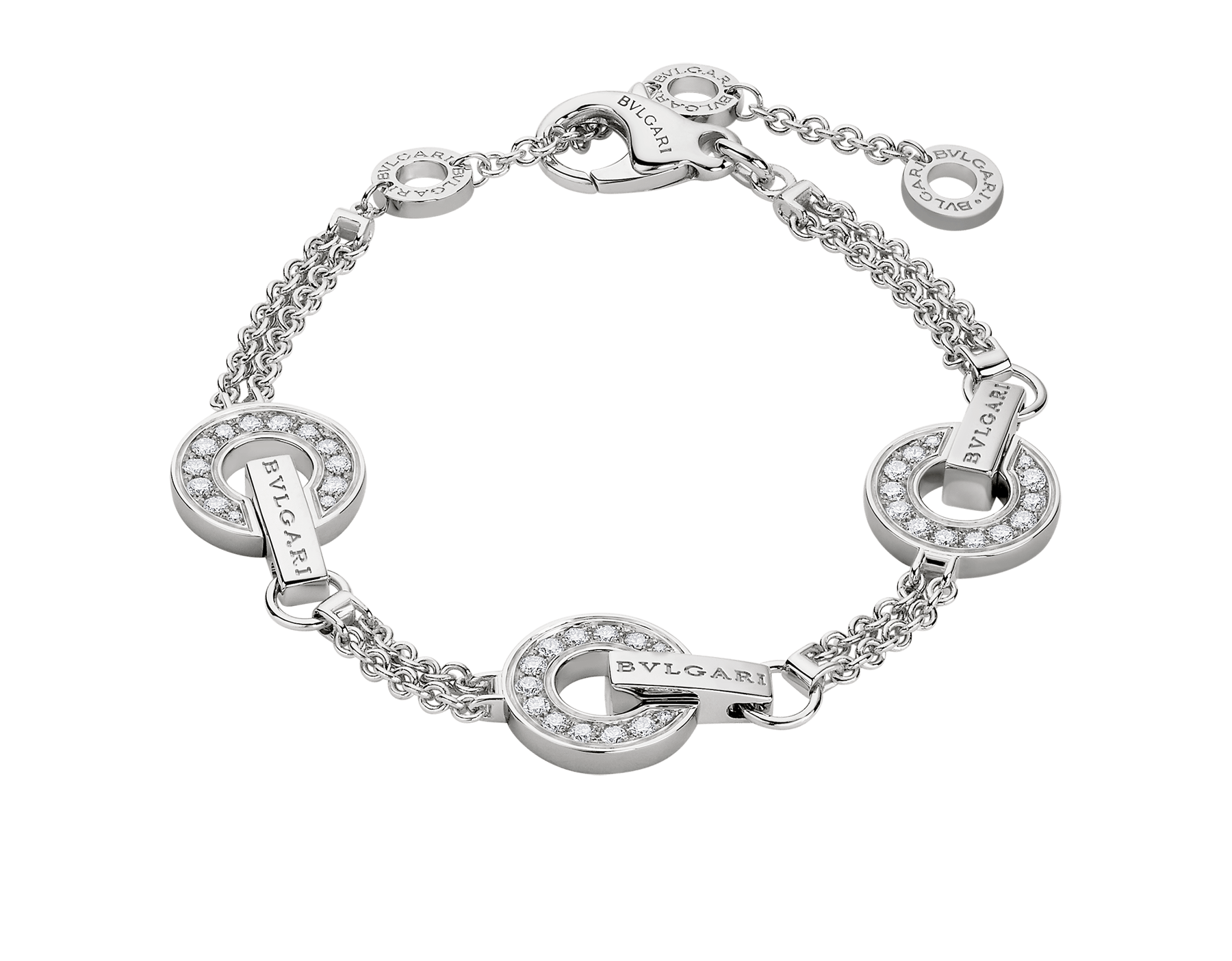 ブルガリ BVLGARI ブルガリブルガリ　ロゴチャーム　6Pブレスレ