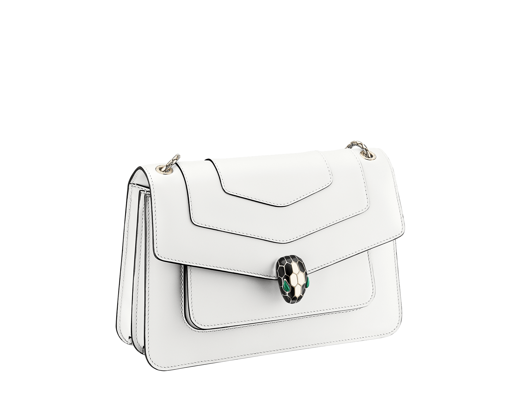 white bvlgari bag