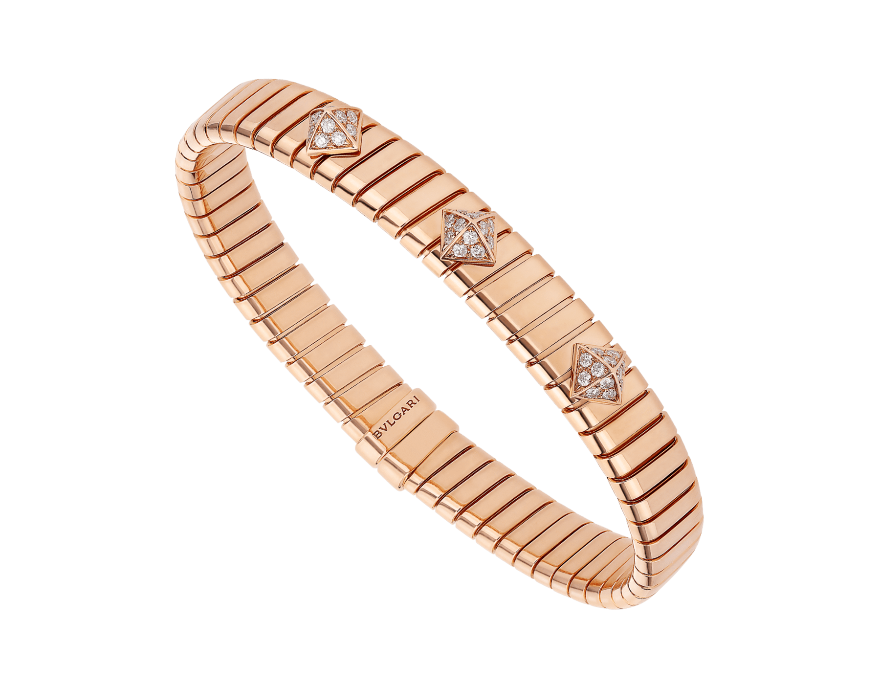 Bvlgari Tubogas Bracelet Rose gold Bracelets Bulgari Official Store
