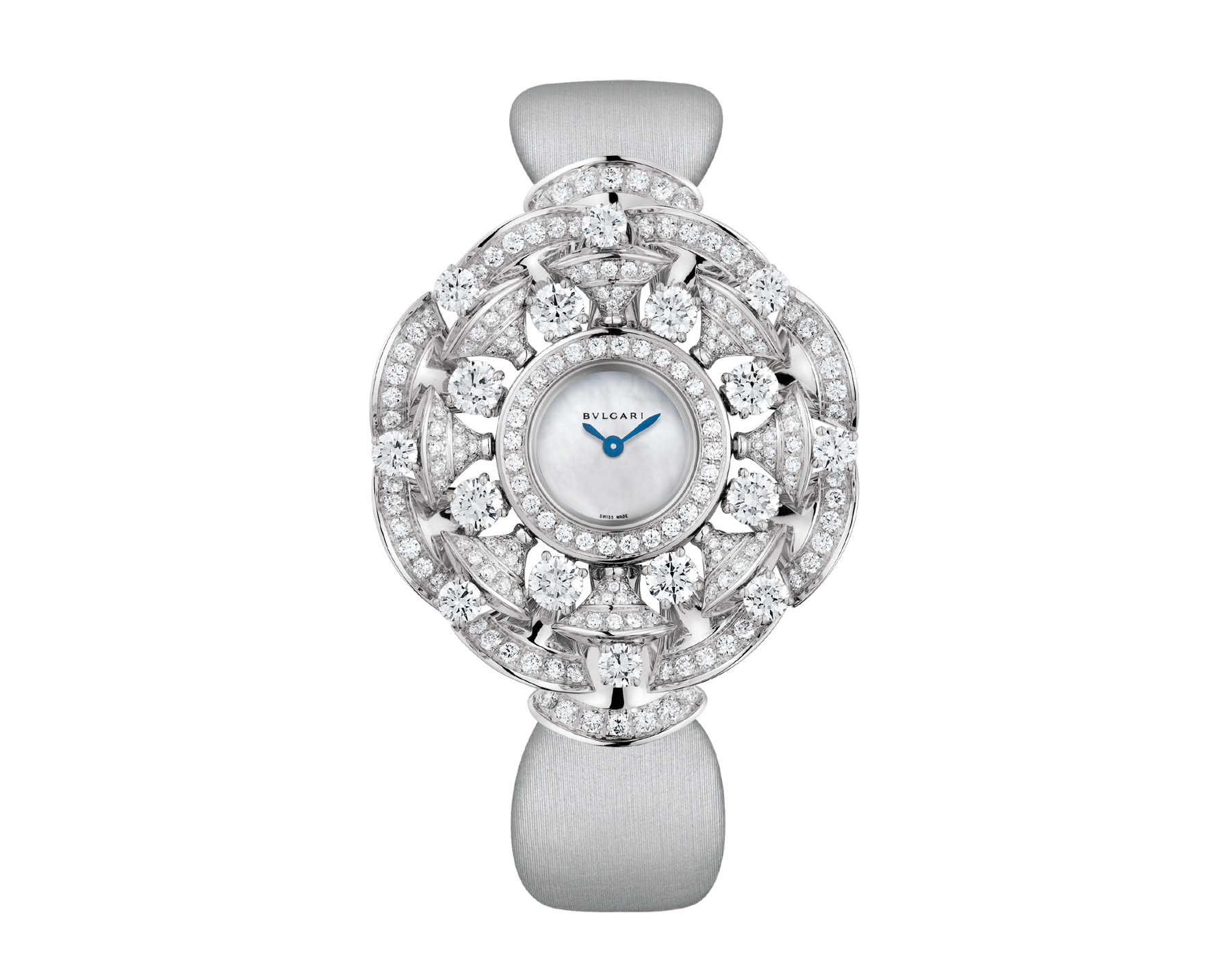 bvlgari watch with diamonds