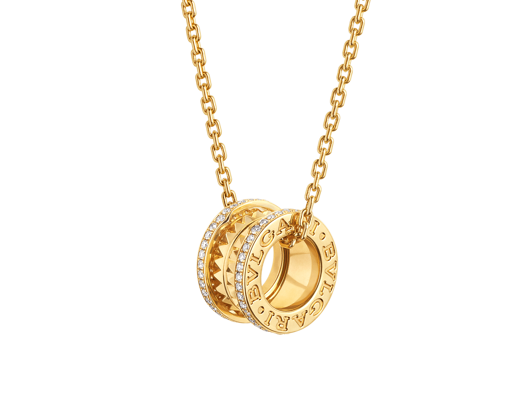 bvlgari b zero1 necklace white gold