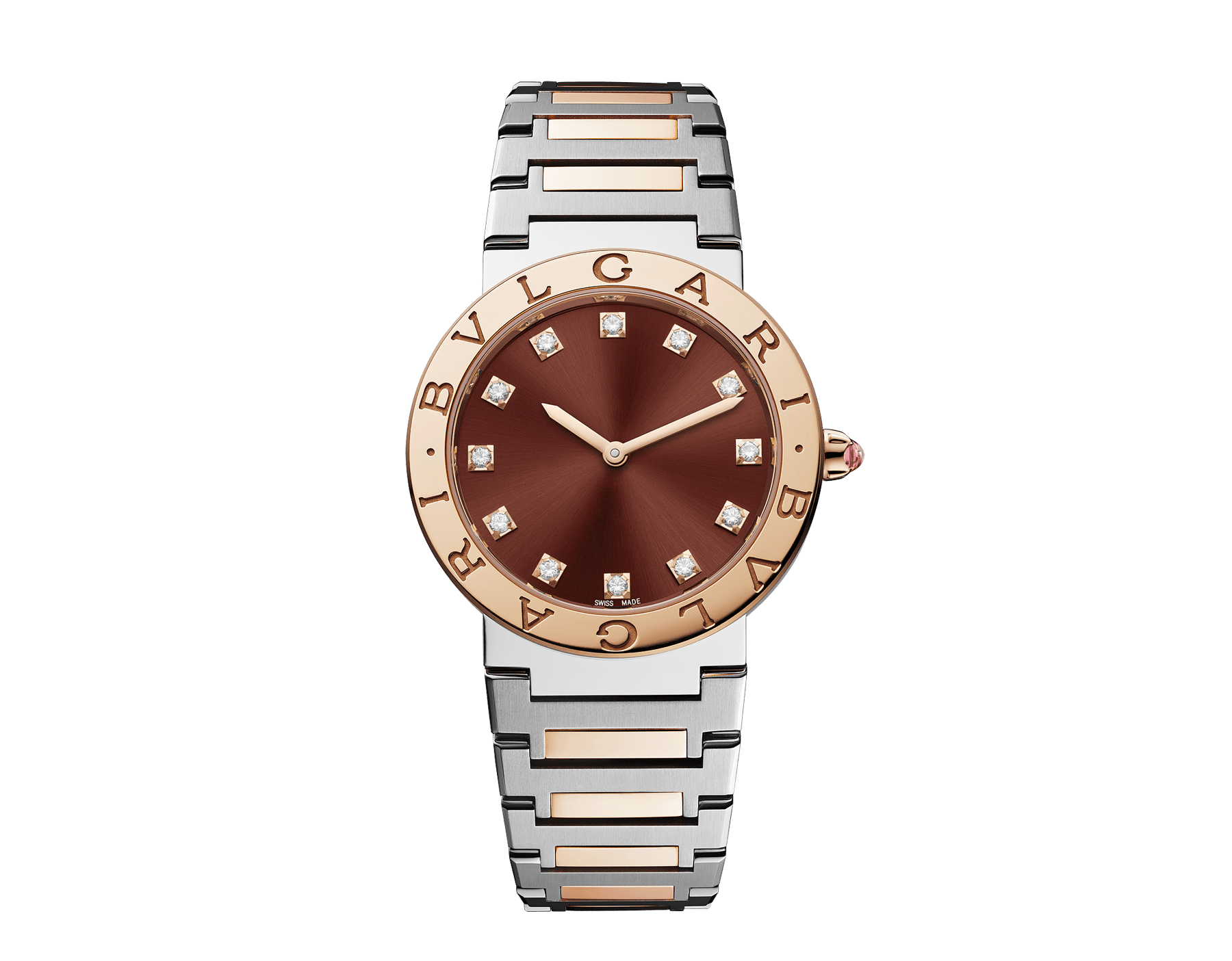 bulgari gold watch with diamonds