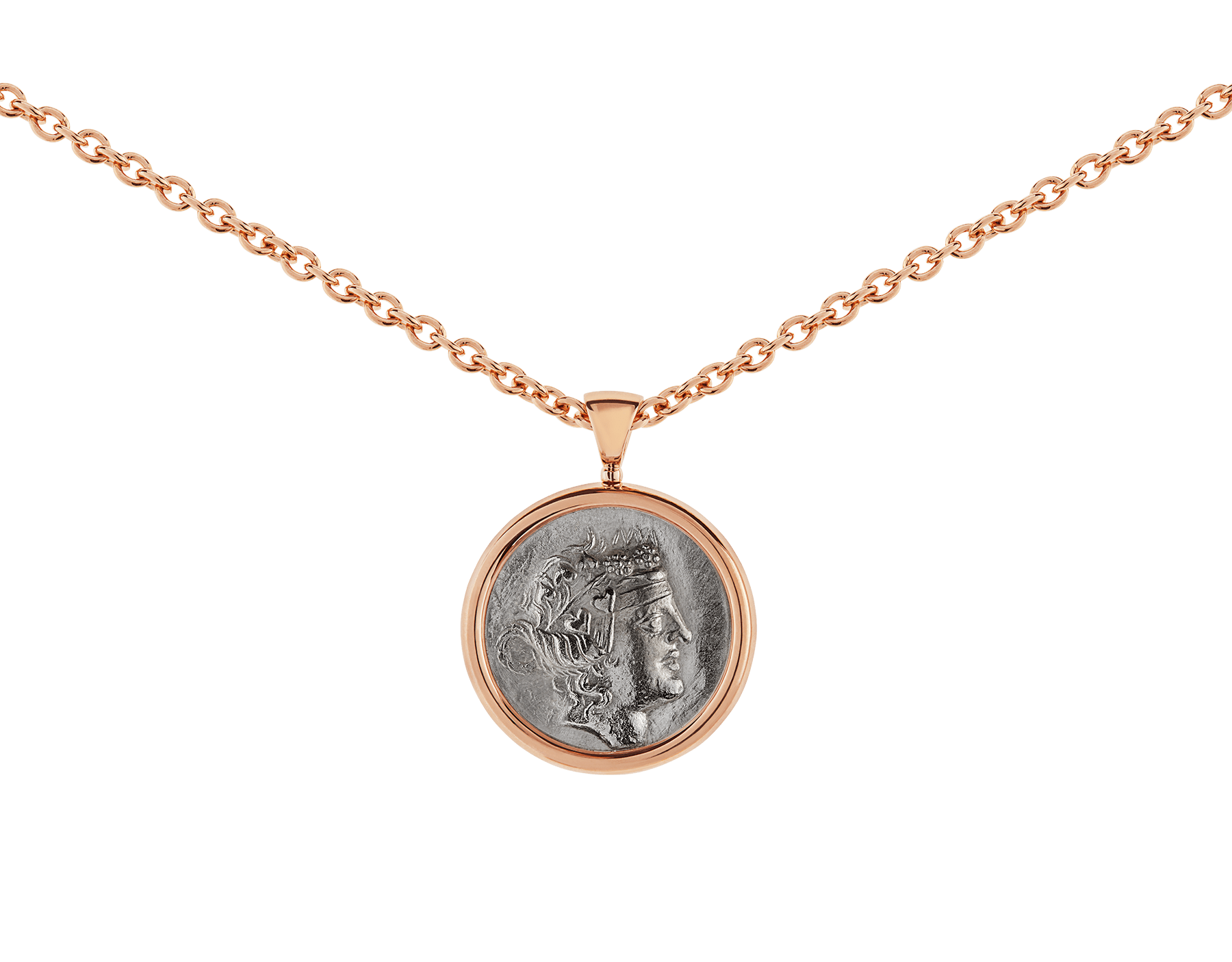 bulgari ancient coin necklace