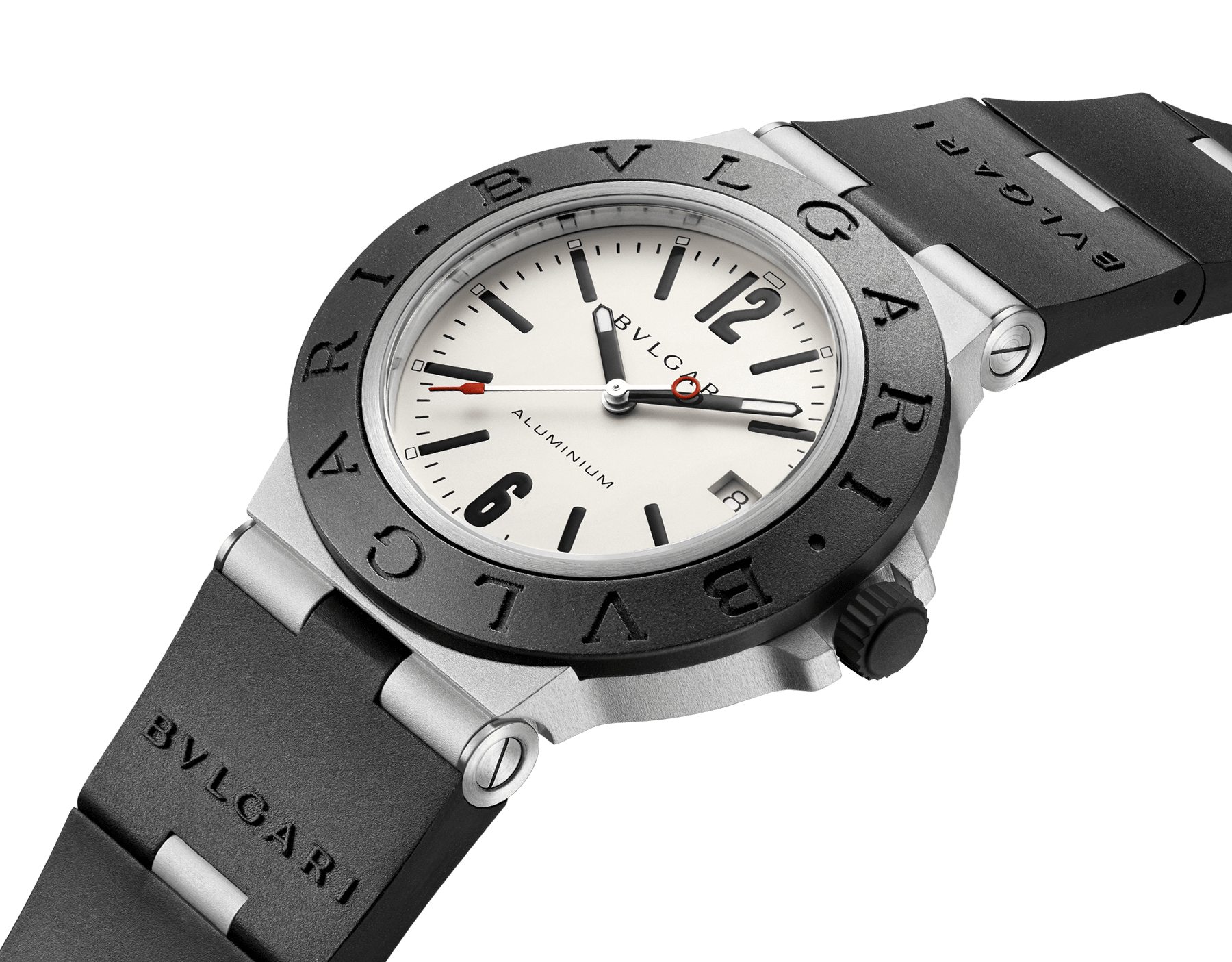 bvlgari black rubber watches