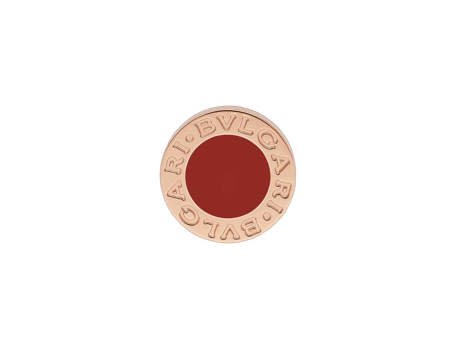 Непарная серьга-пуссета BVLGARI BVLGARI, розовое золото 18 карат, сердолик 354728 image 1