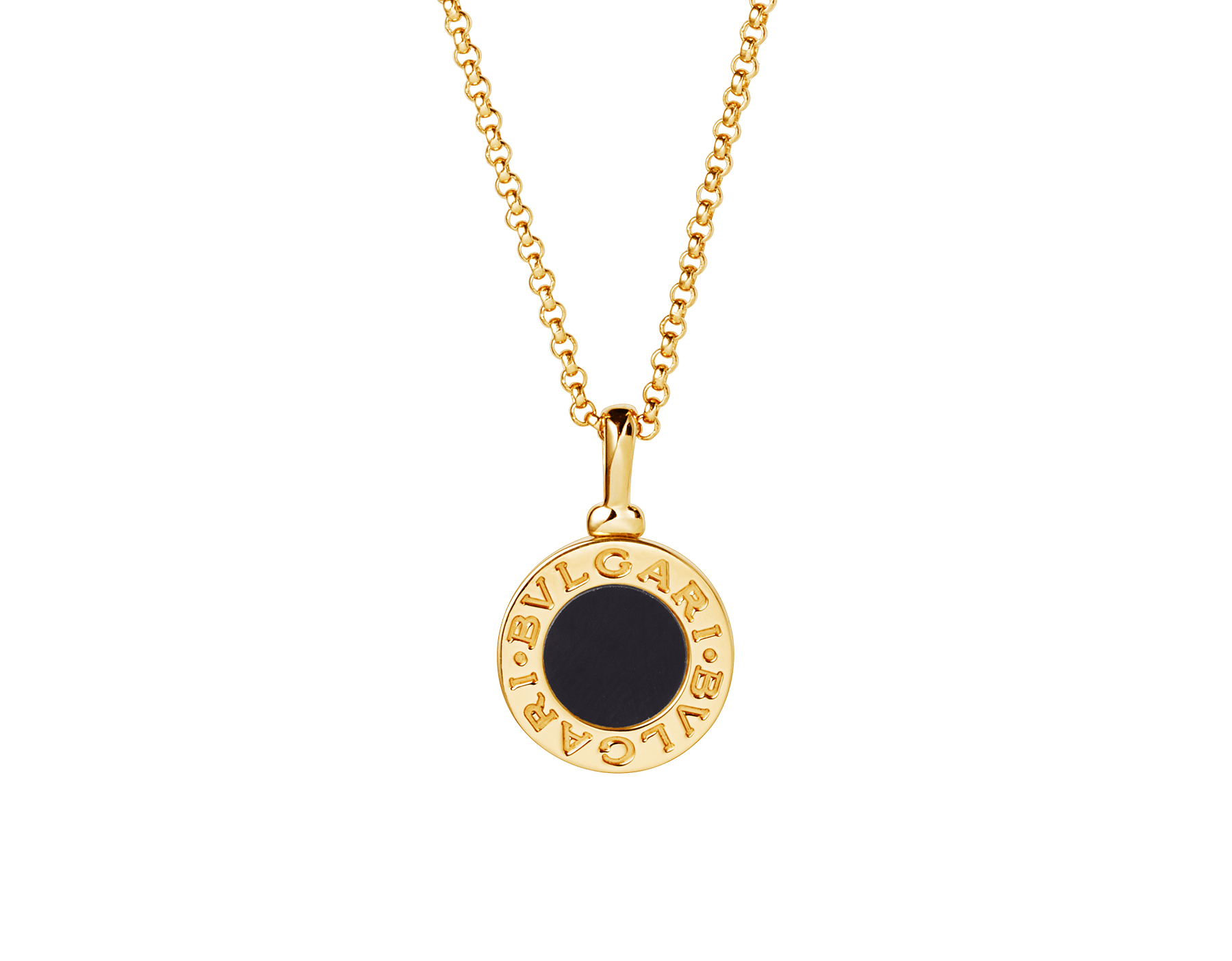 Bvlgari Bvlgari 18K Yellow Gold Onyx Necklace