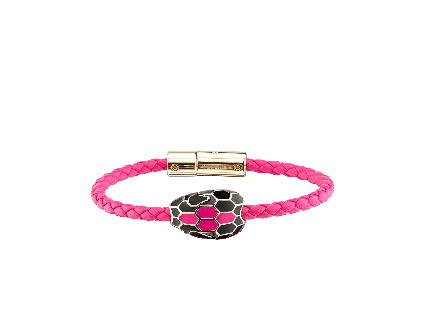 bvlgari snake leather bracelet