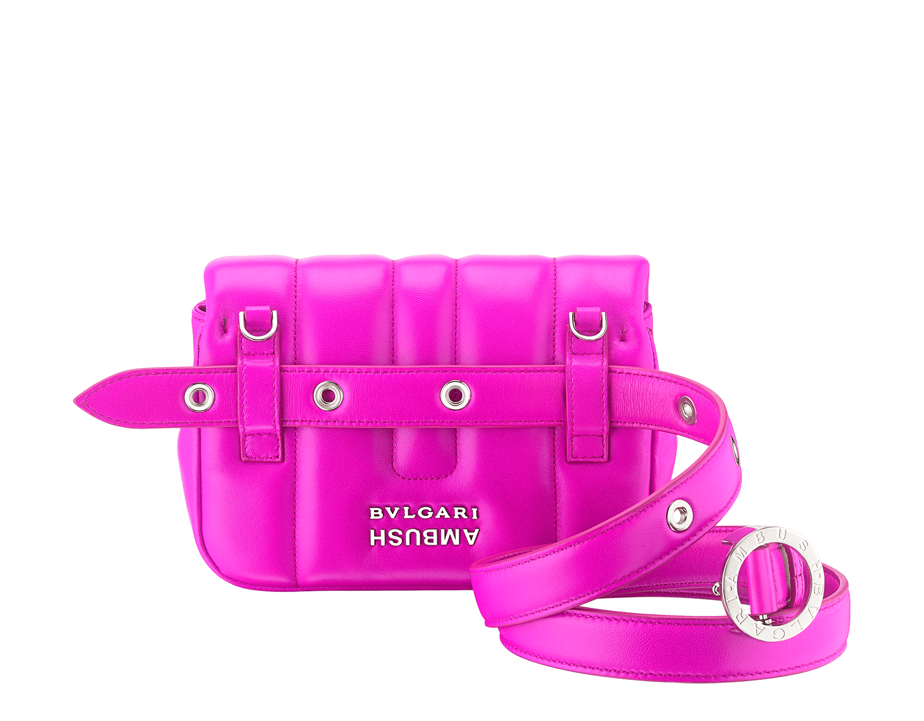 purple belt bag